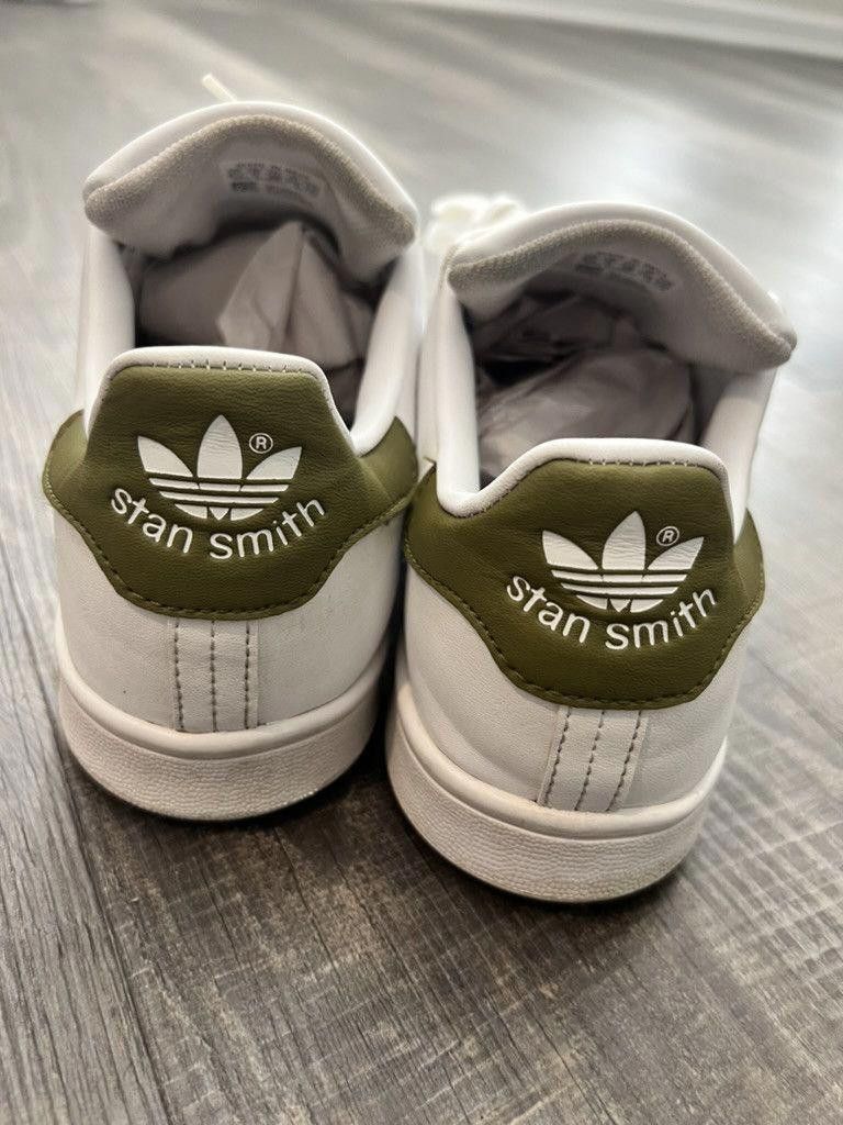 Adidas ADIDAS • STAN SMITH J "2021 Wild Moss" (5.5M) Size US 5.5 / EU 38 - 7 Thumbnail