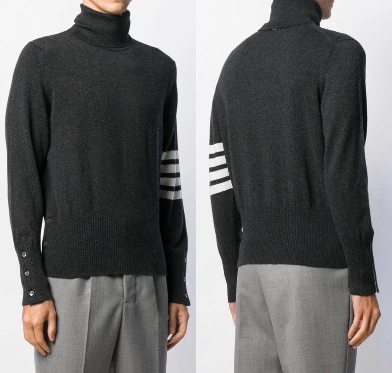 Thom Browne Thom Browne Cashmere high collar pullover Size US L / EU 52-54 / 3 - 9 Thumbnail