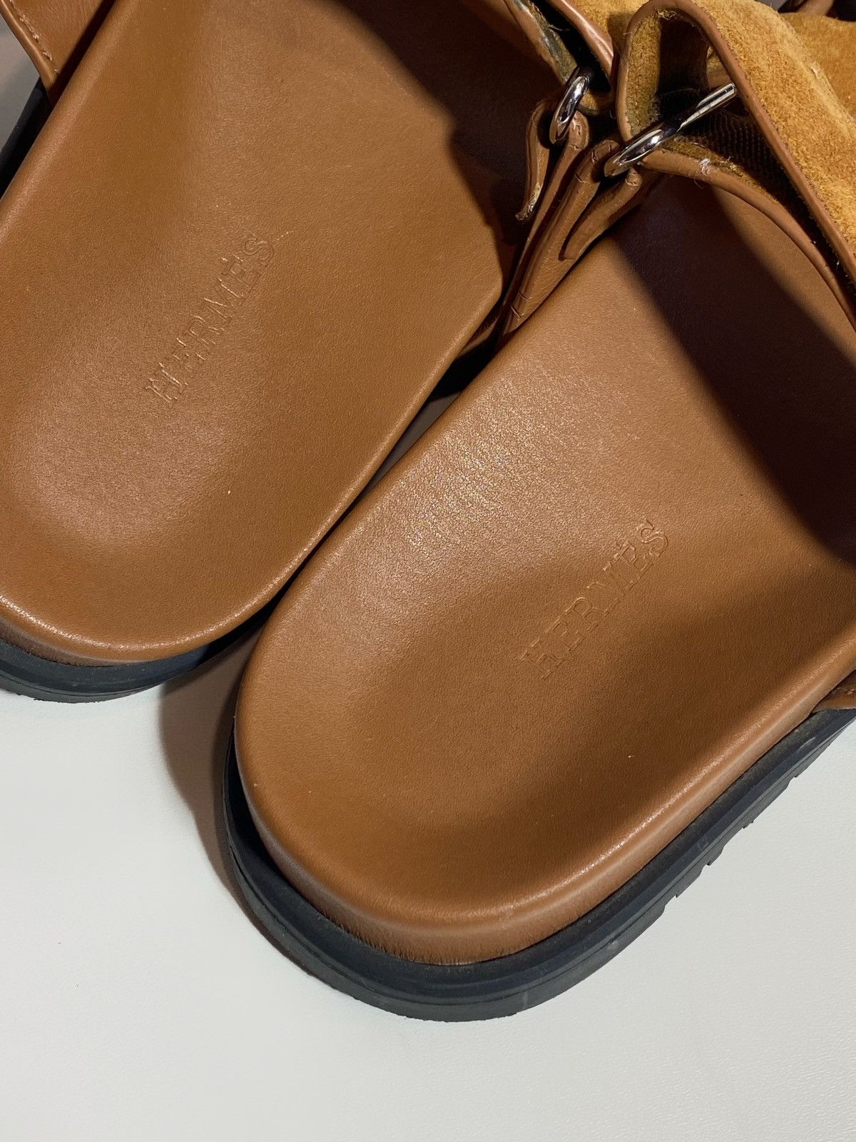 Hermes Hermes Calfskin Women’s Sandals Size US 7 / IT 37 - 11 Thumbnail