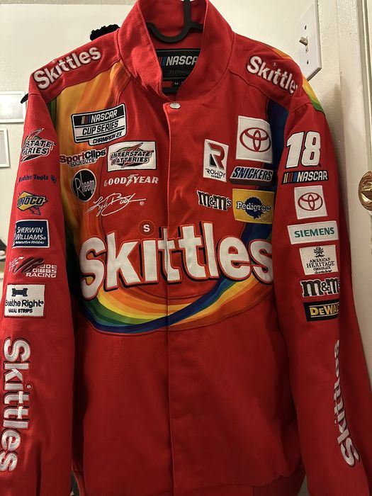 NASCAR NASCAR JH Design Kyle Busch Skittles Racing Jacket | Grailed