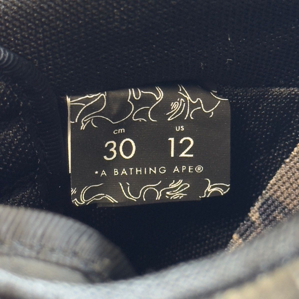 Bape A Bathing Ape Bapesta Neighborhood Black 2023 Size US 12 / EU 45 - 18 Thumbnail