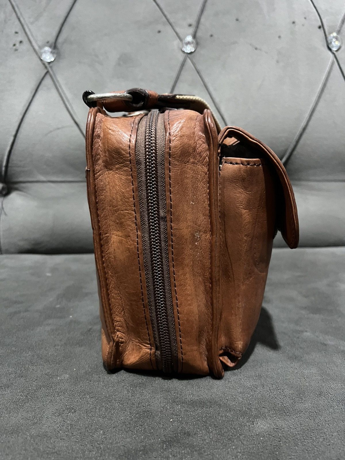 Leather Japanese Brand Silver Lake Club Leather Shoulder Bag Size ONE SIZE - 5 Thumbnail