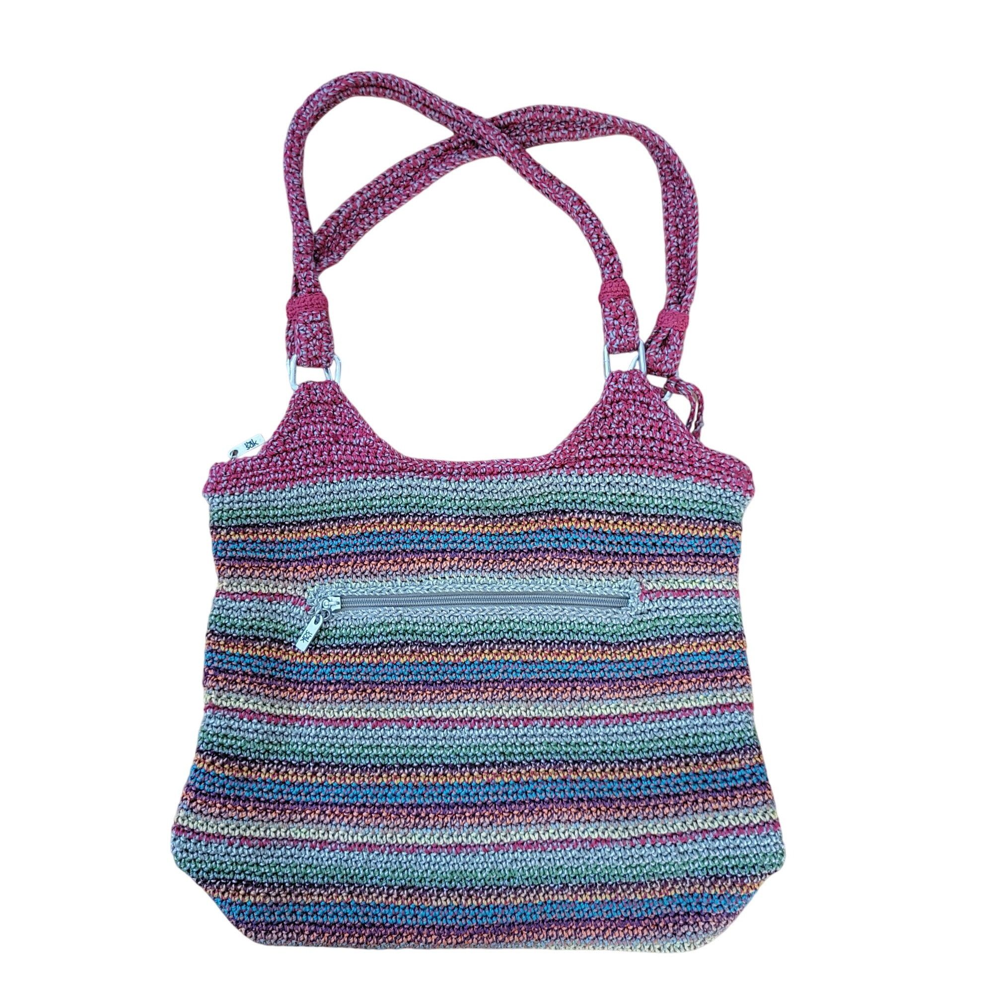 The Sak The Sak Multicolored Crochet Shoulder Bag Zipper Closure Bac Size ONE SIZE - 2 Thumbnail