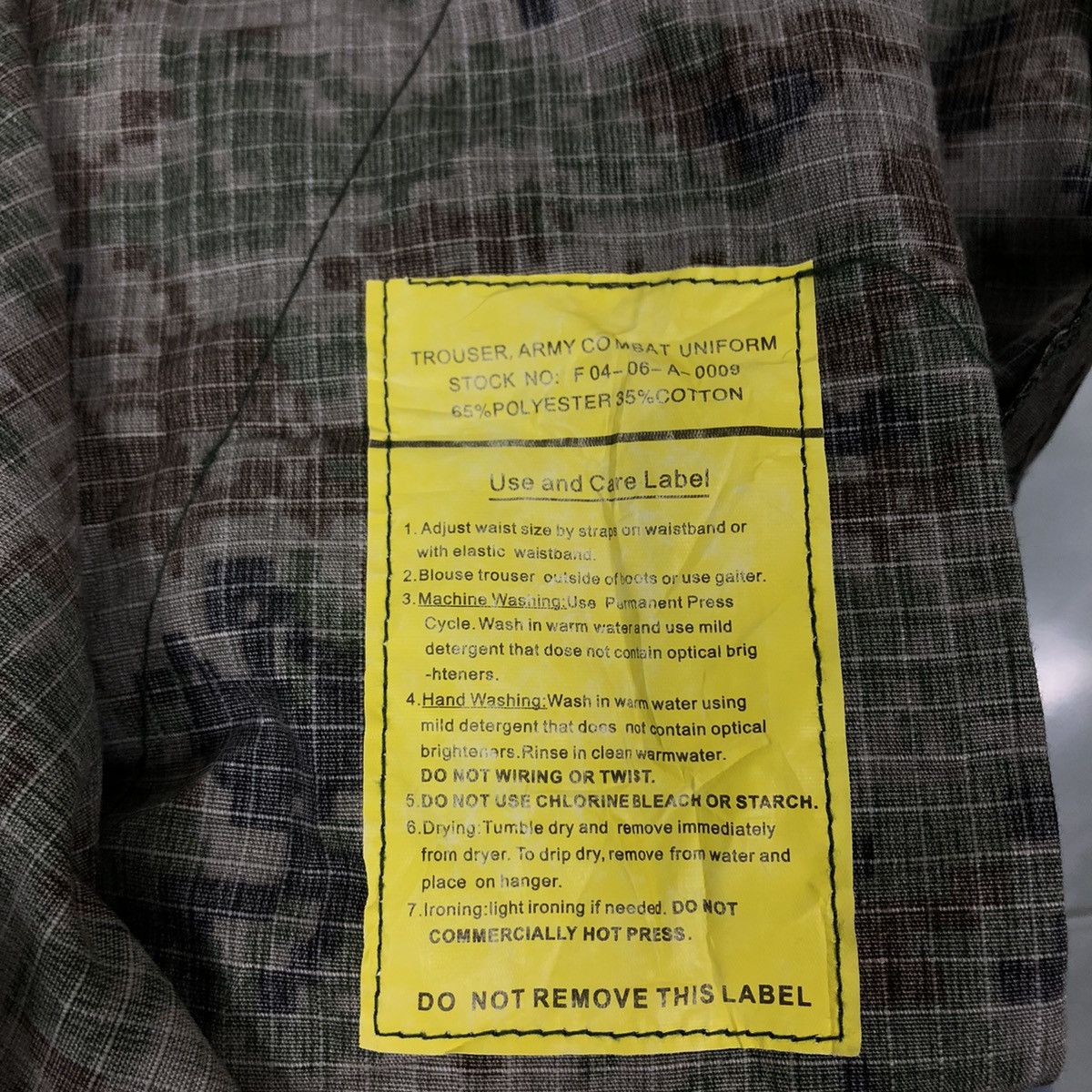 Japanese Brand Vintage Camouflage Analog Trouser Army Combat Buzz Ricksons Size US 34 / EU 50 - 16 Thumbnail