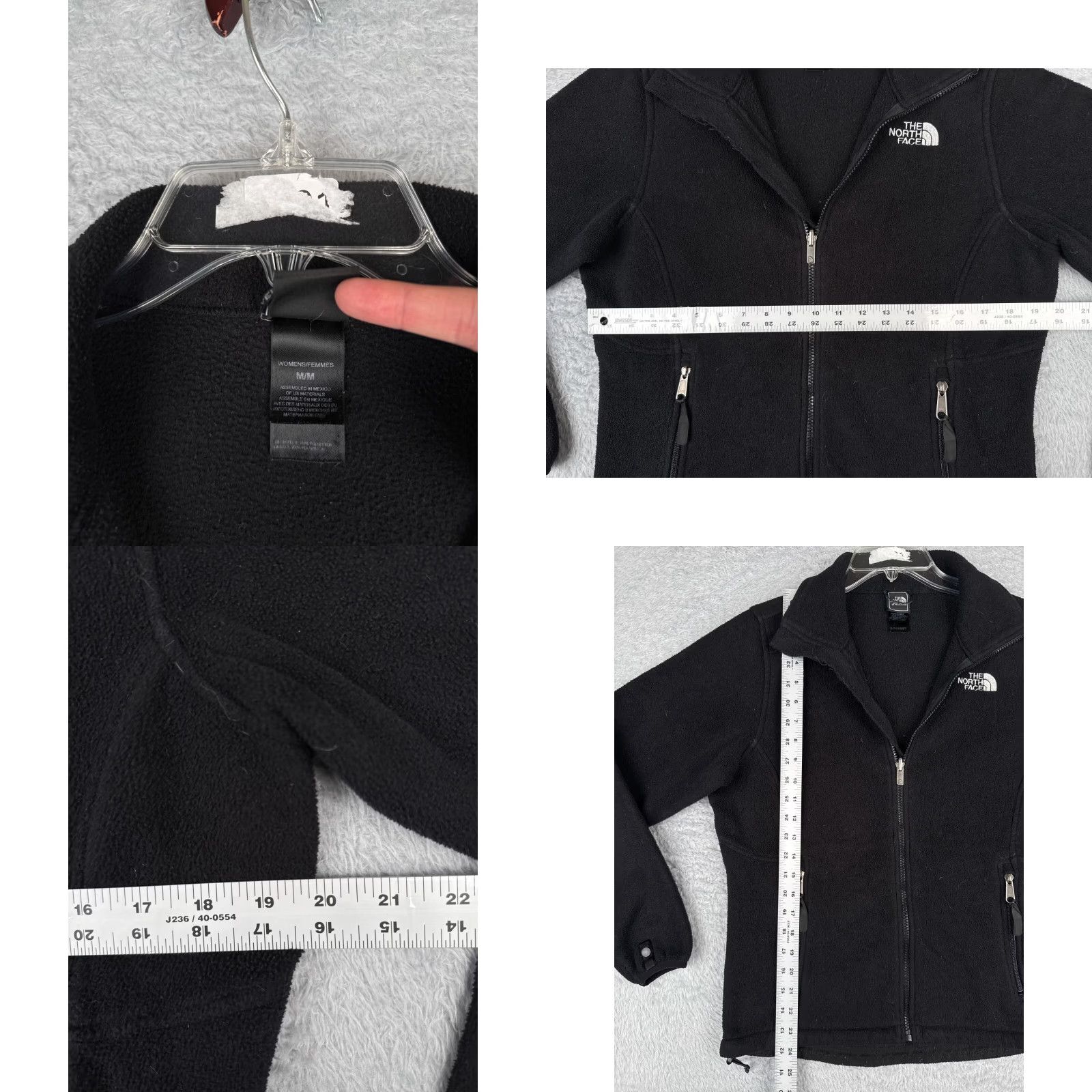 The North Face The North Face Jacket Medium Black Fleece 100% Polyester Mock Neck READ Women Size M / US 6-8 / IT 42-44 - 8 Thumbnail