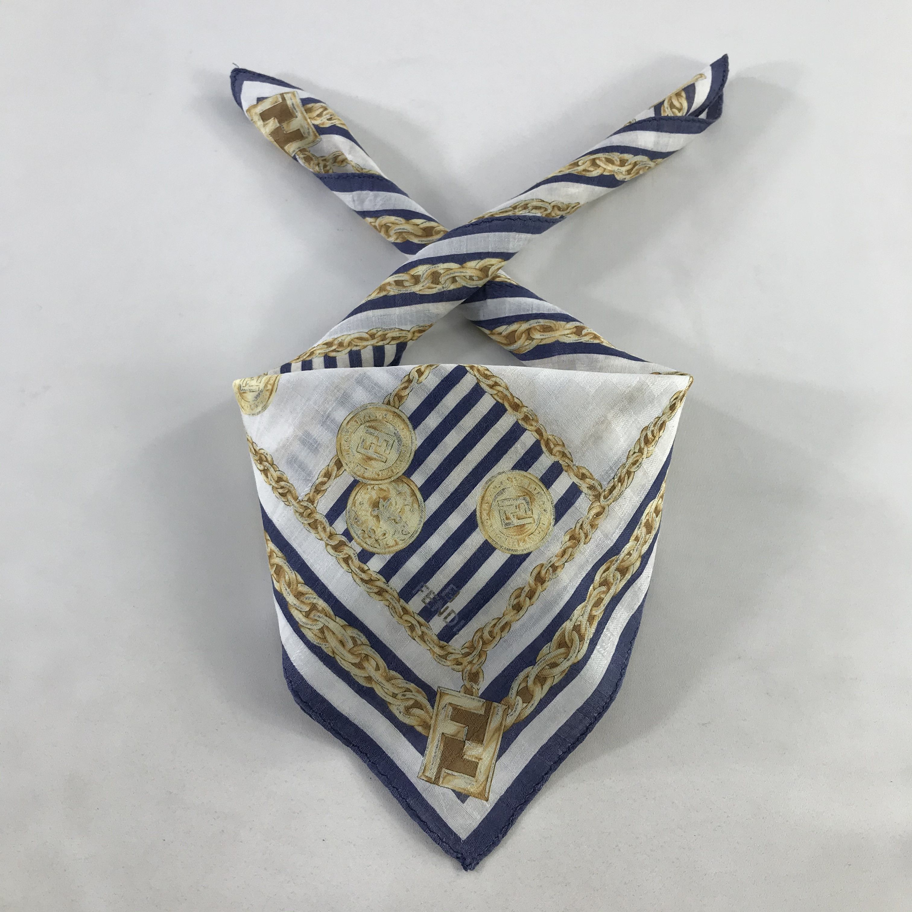 Vintage Vintage Fendi Bandana / Handkerchief / Neckerchief - S1060 Size ONE SIZE - 3 Thumbnail