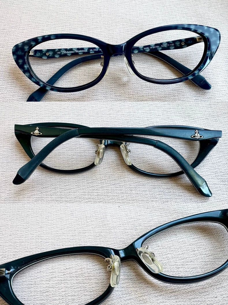 Vivienne Westwood Vivienne Westwood Vintage Nerd Cat-Eye Blue Tortoise Shell Size ONE SIZE - 2 Thumbnail