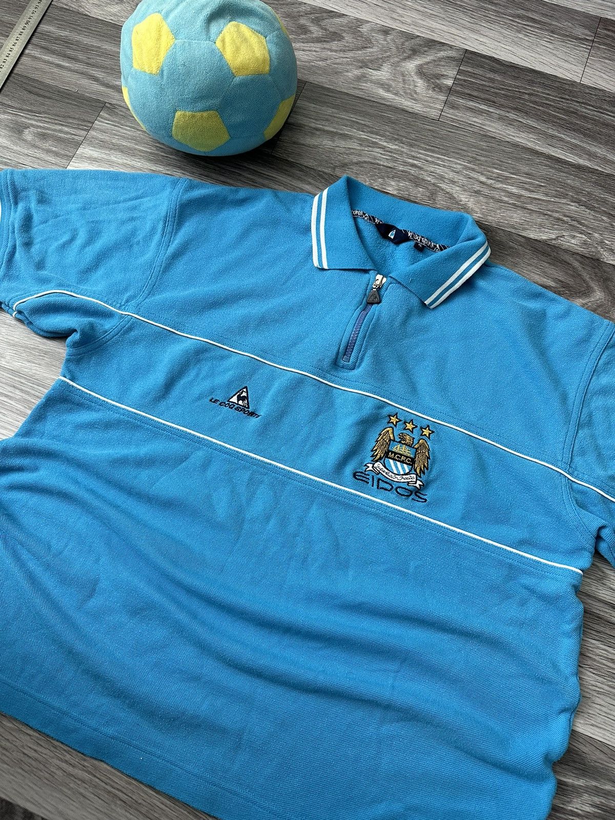 Le Coq Sportif Le Coq Sportif Vintage Manchester City 90s Jersey hype XL Size US XL / EU 56 / 4 - 2 Thumbnail