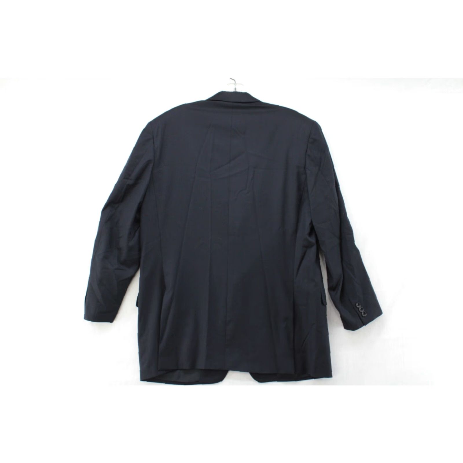 Canali Canali Blazer Mens 52R Navy Blue Wool 3-Button Sport Coat Regular Fit Single-Breasted Sw19? Size 52R - 4 Thumbnail