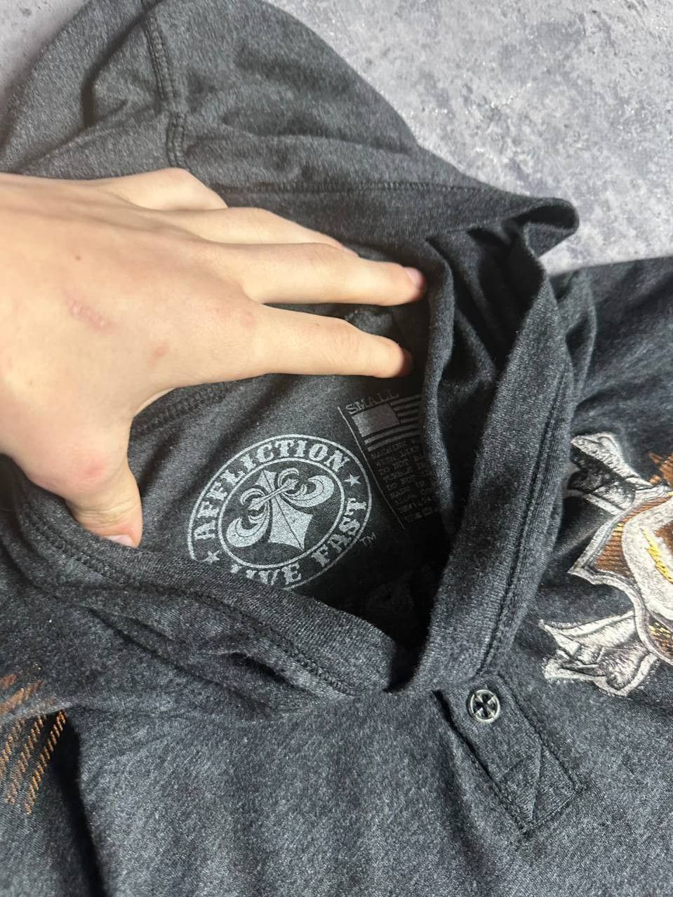Affliction Crazy rare cyber y2k affliction longsleeve shirt Size US M / EU 48-50 / 2 - 8 Thumbnail