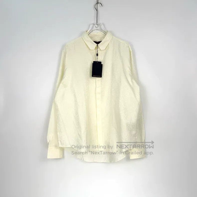 Louis Vuitton Louis Vuitton size 43 Beige cotton mulberry silk full logo Size US XS / EU 42 / 0 - 3 Thumbnail