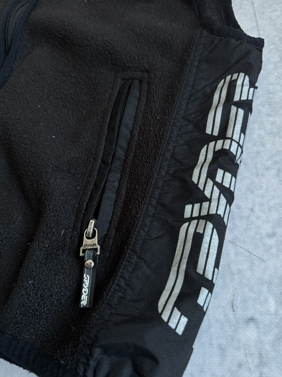 Spyder Vintage Spyder Fleece Zipper Vest Jacket black Size US XS / EU 42 / 0 - 9 Thumbnail