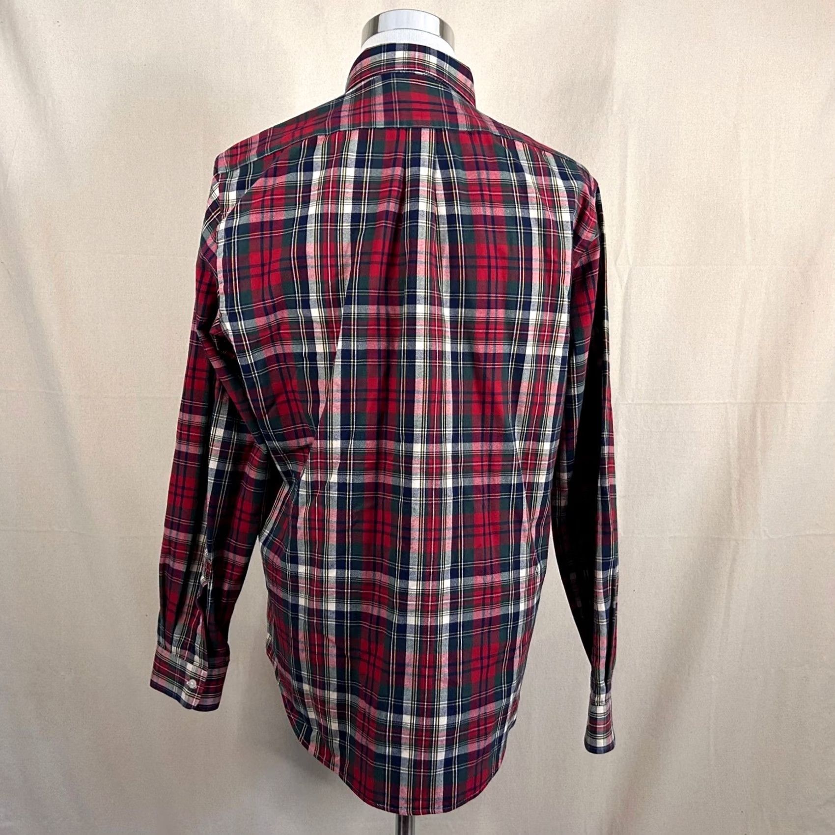 Polo Ralph Lauren Polo Ralph Lauren Shirt Classic Fit Red Plaid Button Down Mens Large Size US L / EU 52-54 / 3 - 5 Thumbnail