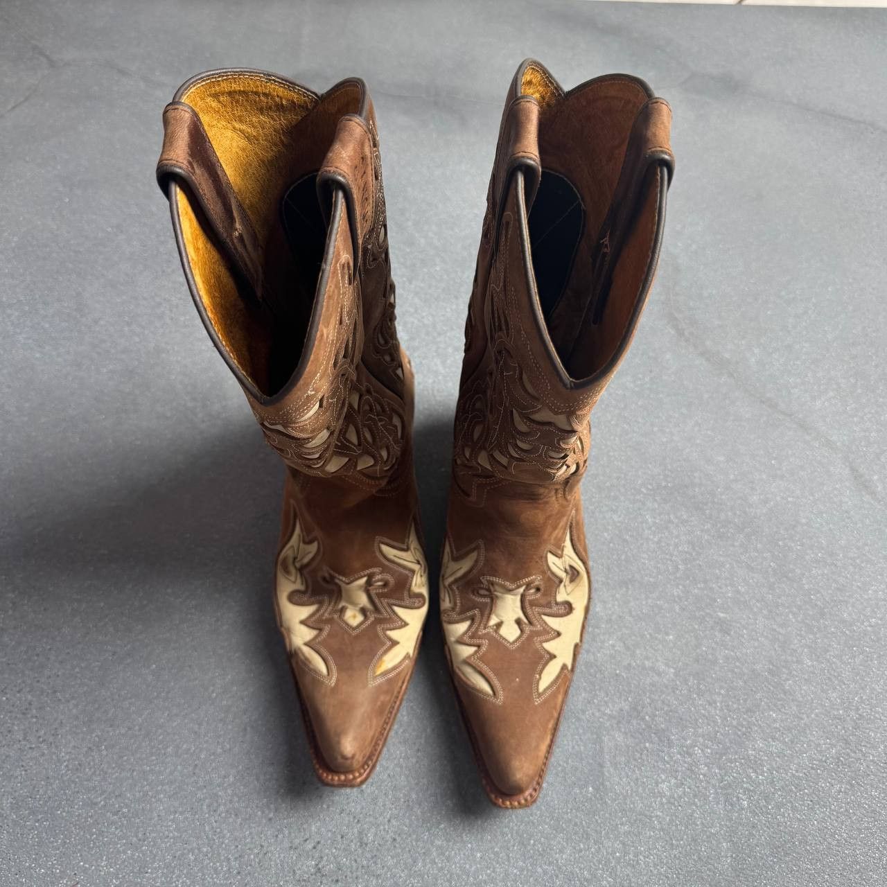Japanese Brand × Sancho Boots × Vintage Sancho Boots Vintage Western Cowboy Boots Size US 7 / IT 37 - 6 Thumbnail