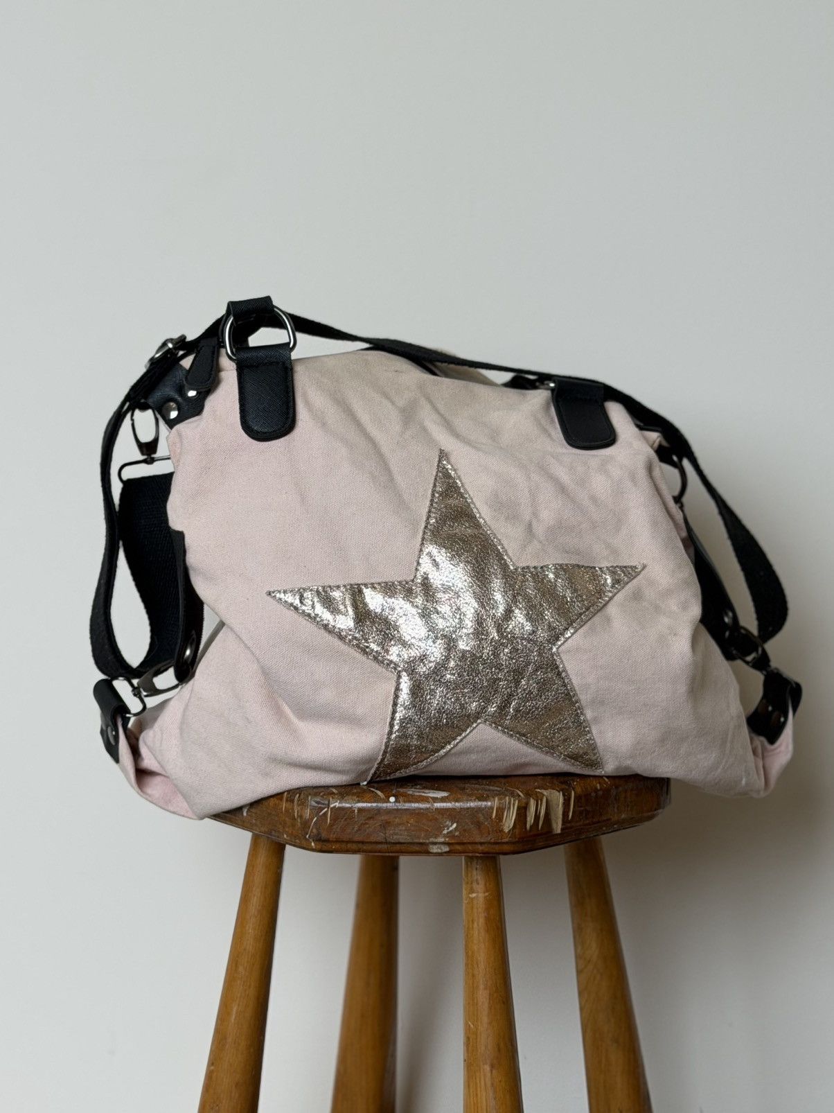 Japanese Brand Vintage Y2K Cotton Hippie Bag With Pockets Streetwear Size ONE SIZE - 2 Thumbnail