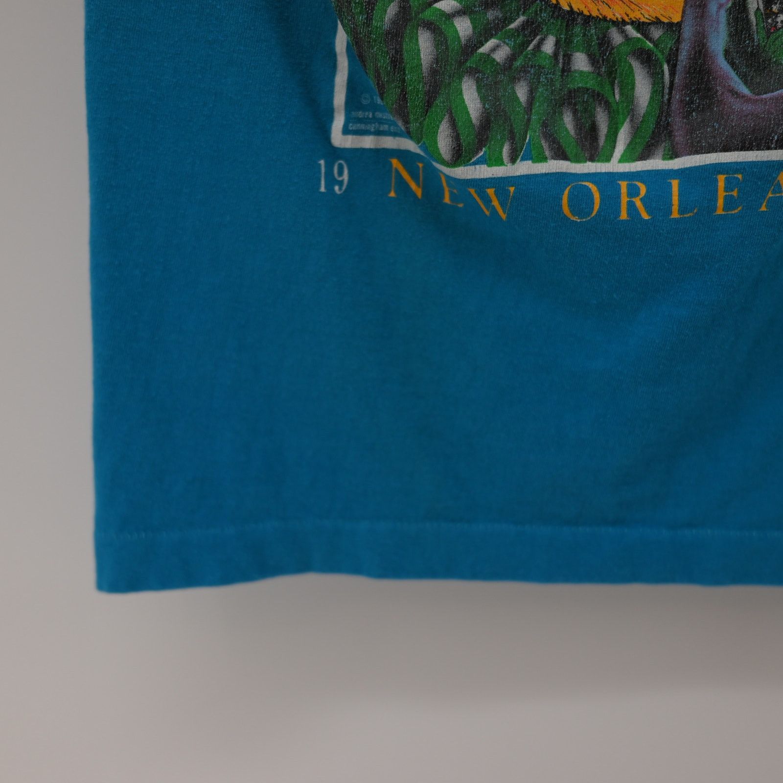 Vintage Vintage Marti Grass New Orleans S Blue Tshirt Single Stitch Size US S / EU 44-46 / 1 - 8 Thumbnail