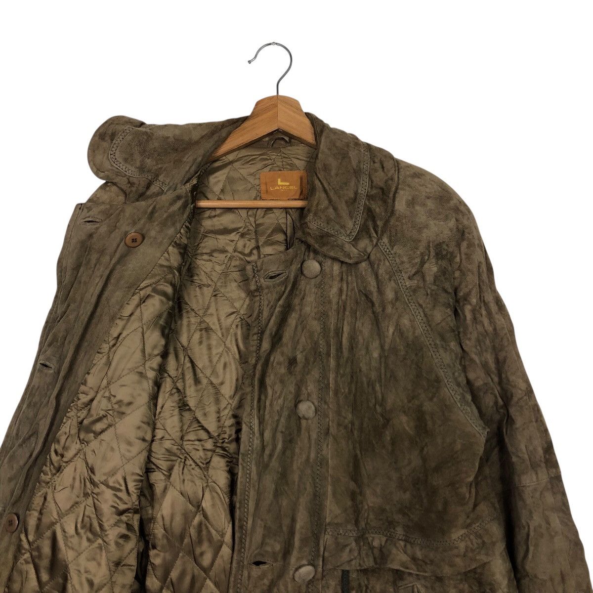Lancel 📌Rich Brown Vintage Leather Jacket Biker Lancel Paris Size US M / EU 48-50 / 2 - 13 Thumbnail