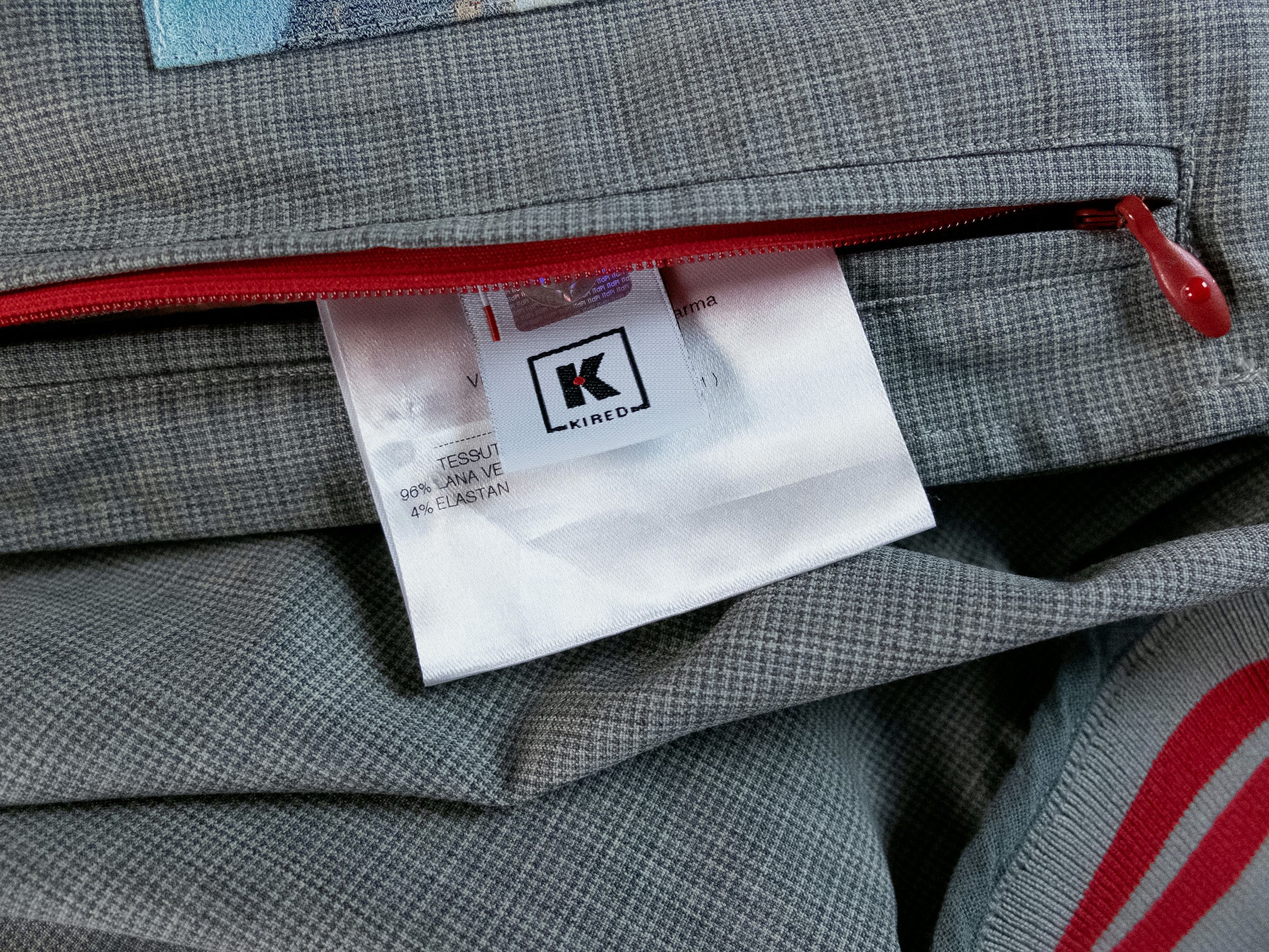 Other KIRED by Kiton Mario2 gray wool mini houndstooth jacket Size US L / EU 52-54 / 3 - 12 Thumbnail