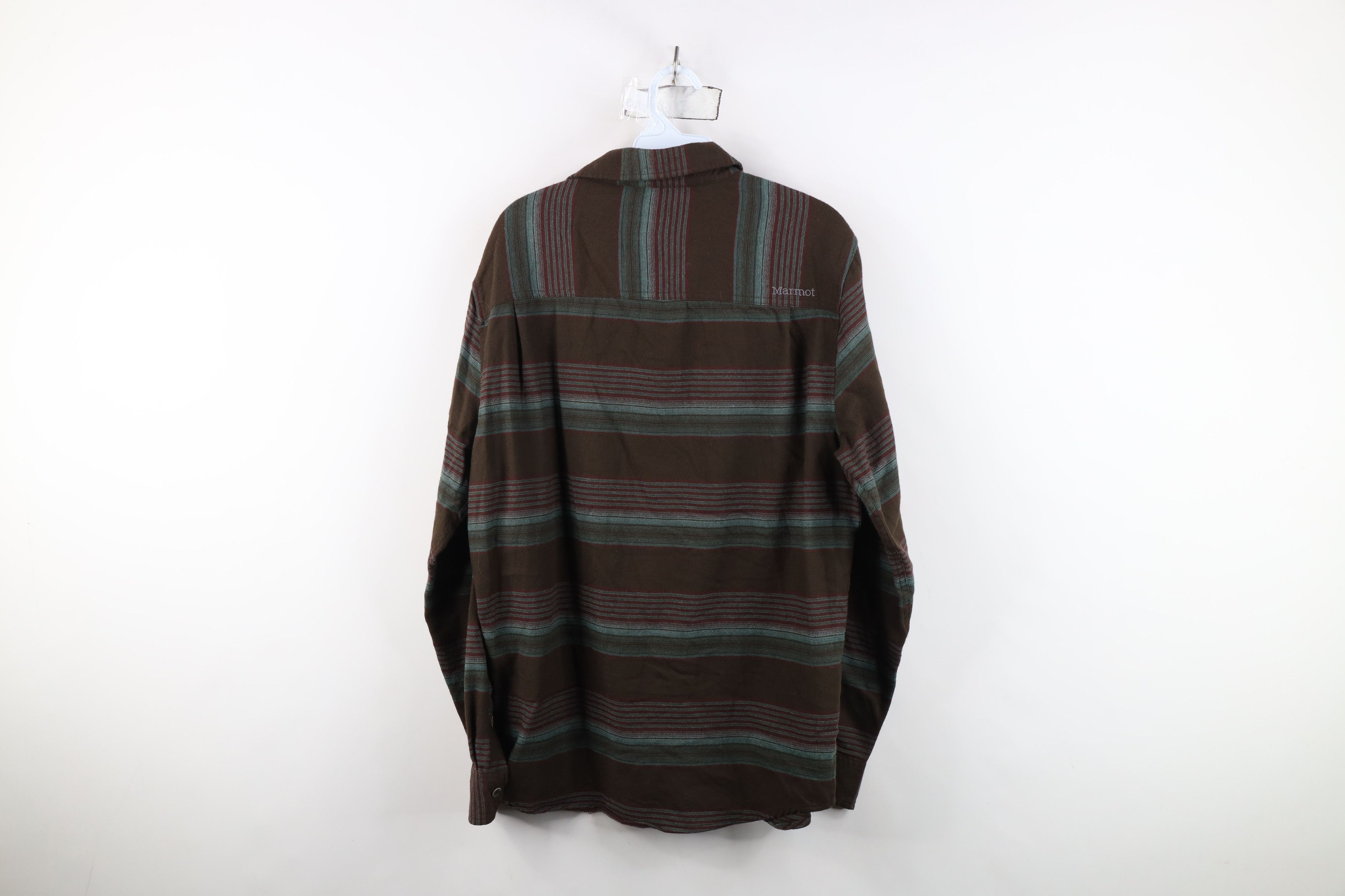 Marmot Marmot Flannel Striped Color Block Collared Button Shirt Size US M / EU 48-50 / 2 - 11 Thumbnail
