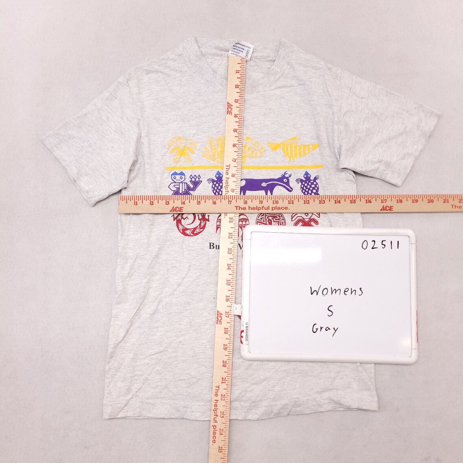 TEE JAYS Tee Jays Short Sleeve Graphic T Shirt Womens Size Small Gray Size S / US 4 / IT 40 - 7 Thumbnail