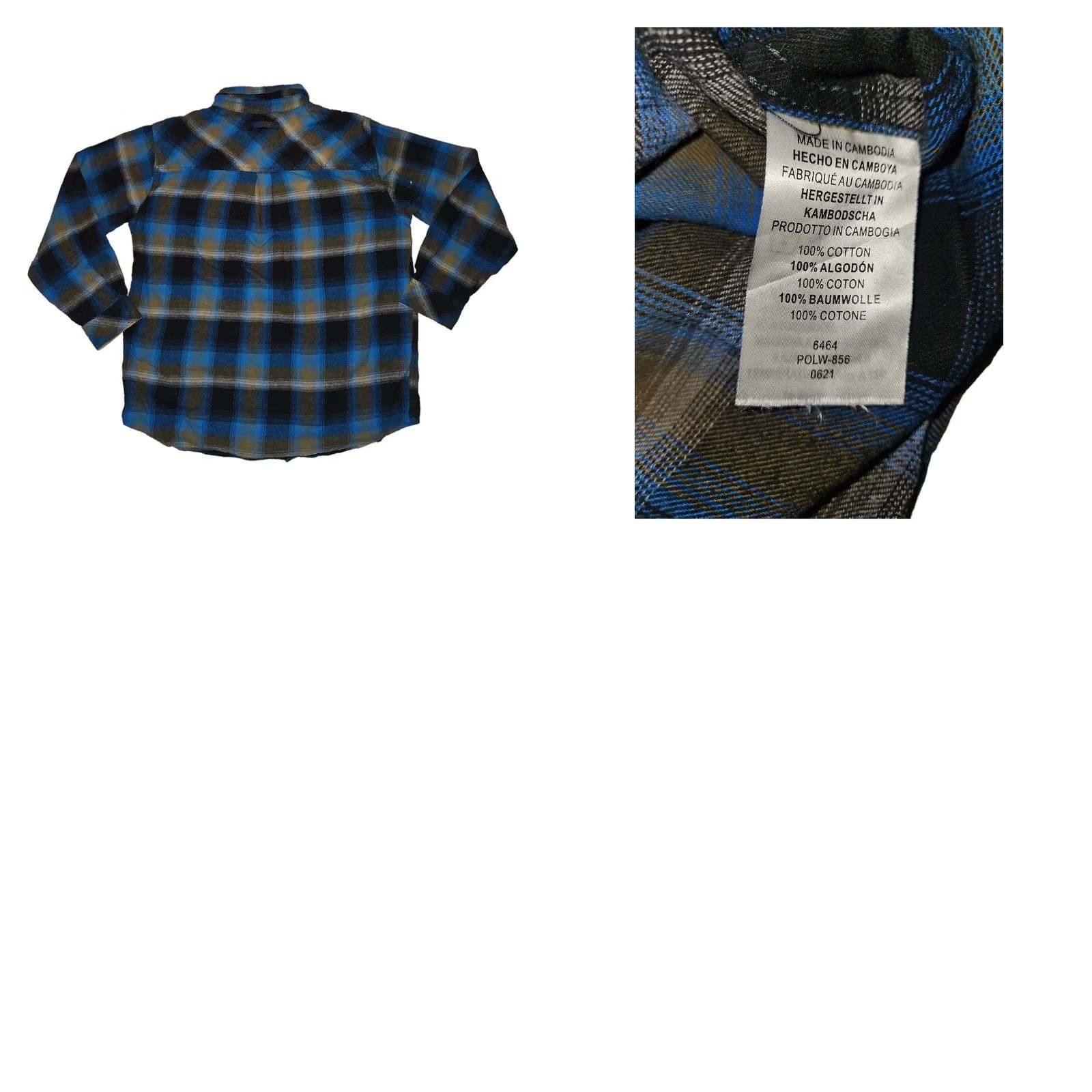 Vintage Legendary Whitetails Flannel Shirt Men's L Long Sleeve Blue Plaid Outdoors Size US L / EU 52-54 / 3 - 8 Thumbnail