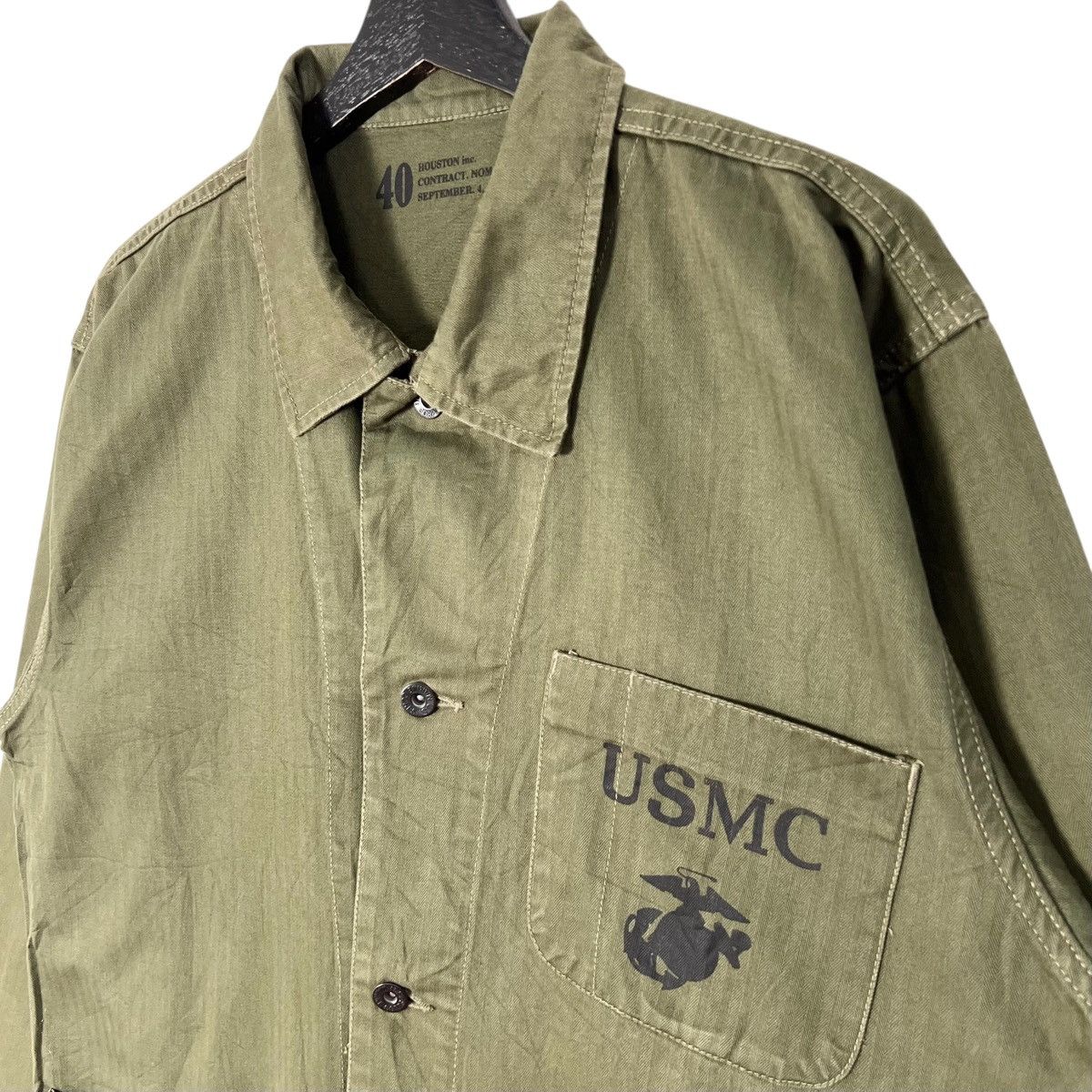 Vintage USMC Chore Jacket Size US L / EU 52-54 / 3 - 2 Thumbnail