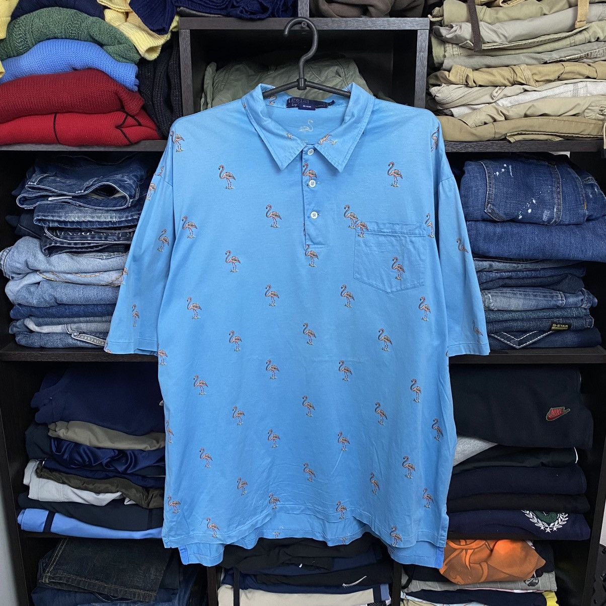 Polo Ralph Lauren Vintage Polo Ralph Lauren monogrammed y2k opium polo Size US L / EU 52-54 / 3 - 1 Thumbnail