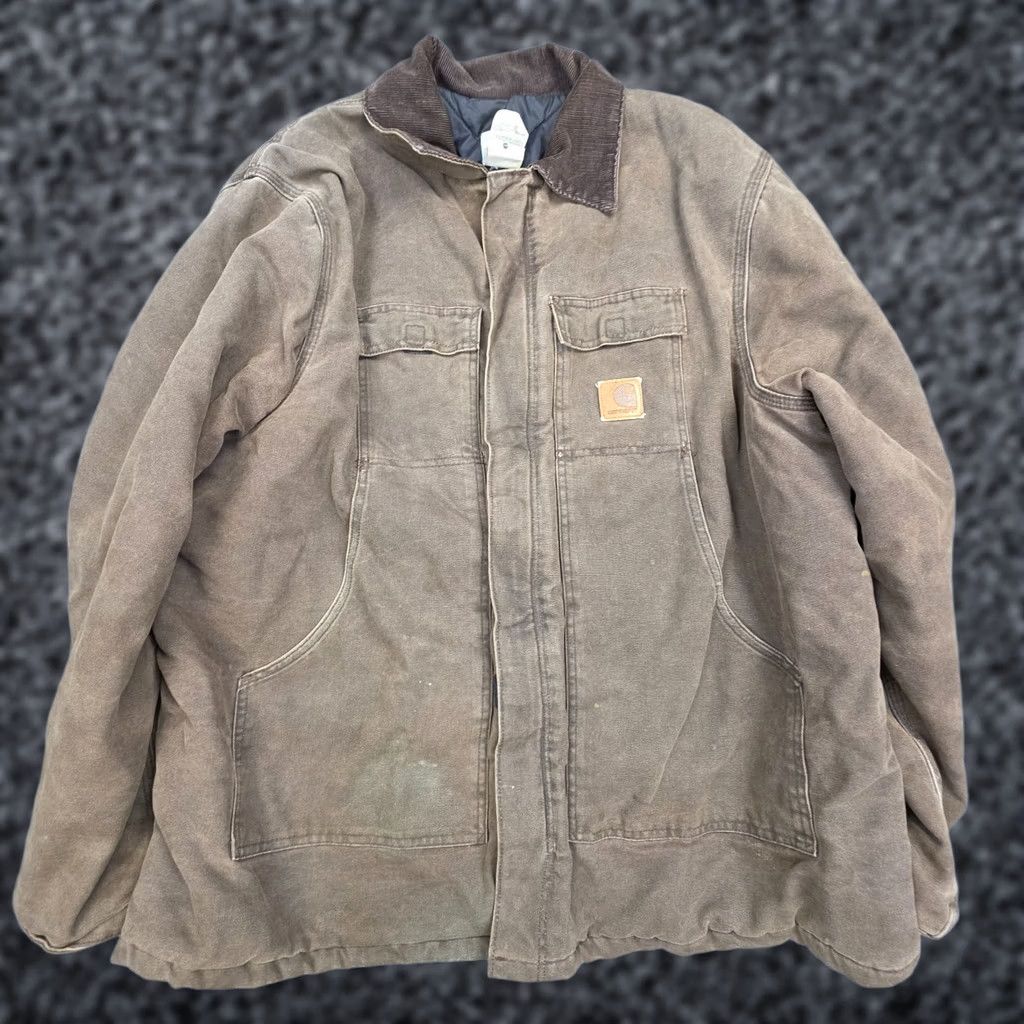Carhartt VINTAGE Carhartt Coat C26 Sandstone Arctic Quilt Lined Brown XXL Mens Size US XXL / EU 58 / 5 - 1 Thumbnail
