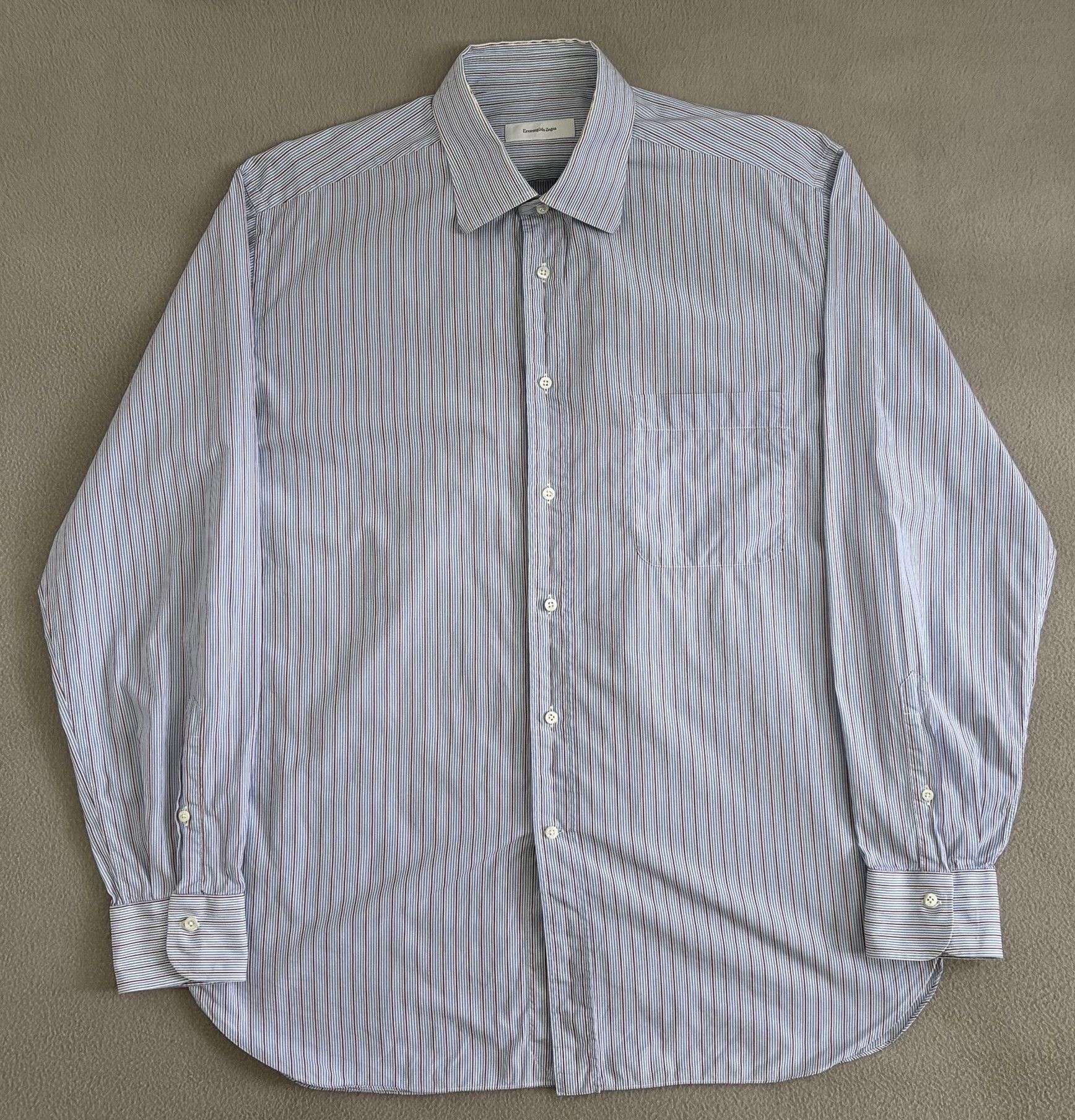 Ermenegildo Zegna Ermenegildo Zegna shirt large Size US L / EU 52-54 / 3 - 5 Thumbnail