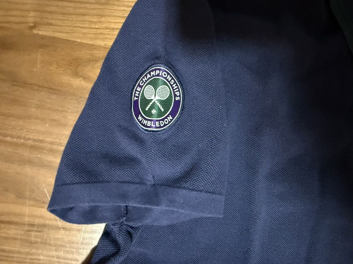 Polo Ralph Lauren Polo Ralph Lauren Wimbledon Cotton Polo-Collar Sweater Navy Size US XL / EU 56 / 4 - 4 Thumbnail