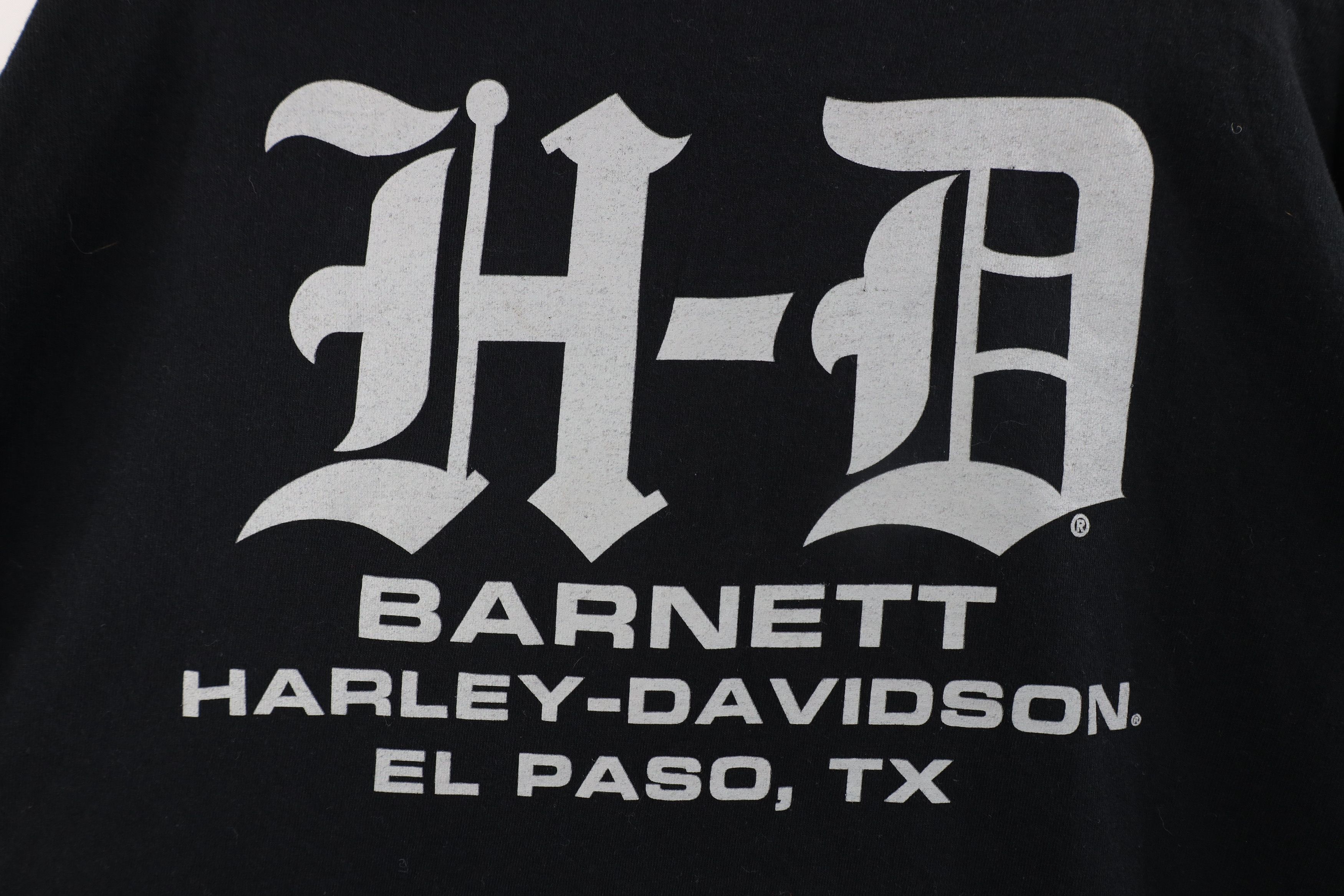 Harley Davidson × Vintage Y2K Harley Davidson Skull Stencil Short Sleeve T-Shirt Size US XXL / EU 58 / 5 - 11 Thumbnail