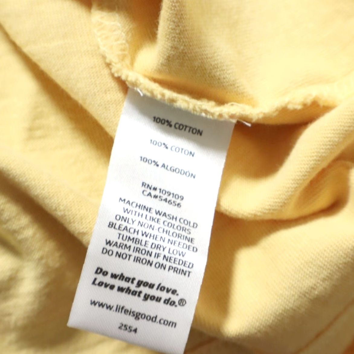 Life is Good Life is Good Yeah Buoy Solid T-Shirt Yellow Men's M Shirt Mens M Yellow Yeah Buoy Solid T-Shirt Life is Good Size US M / EU 48-50 / 2 - 6 Thumbnail