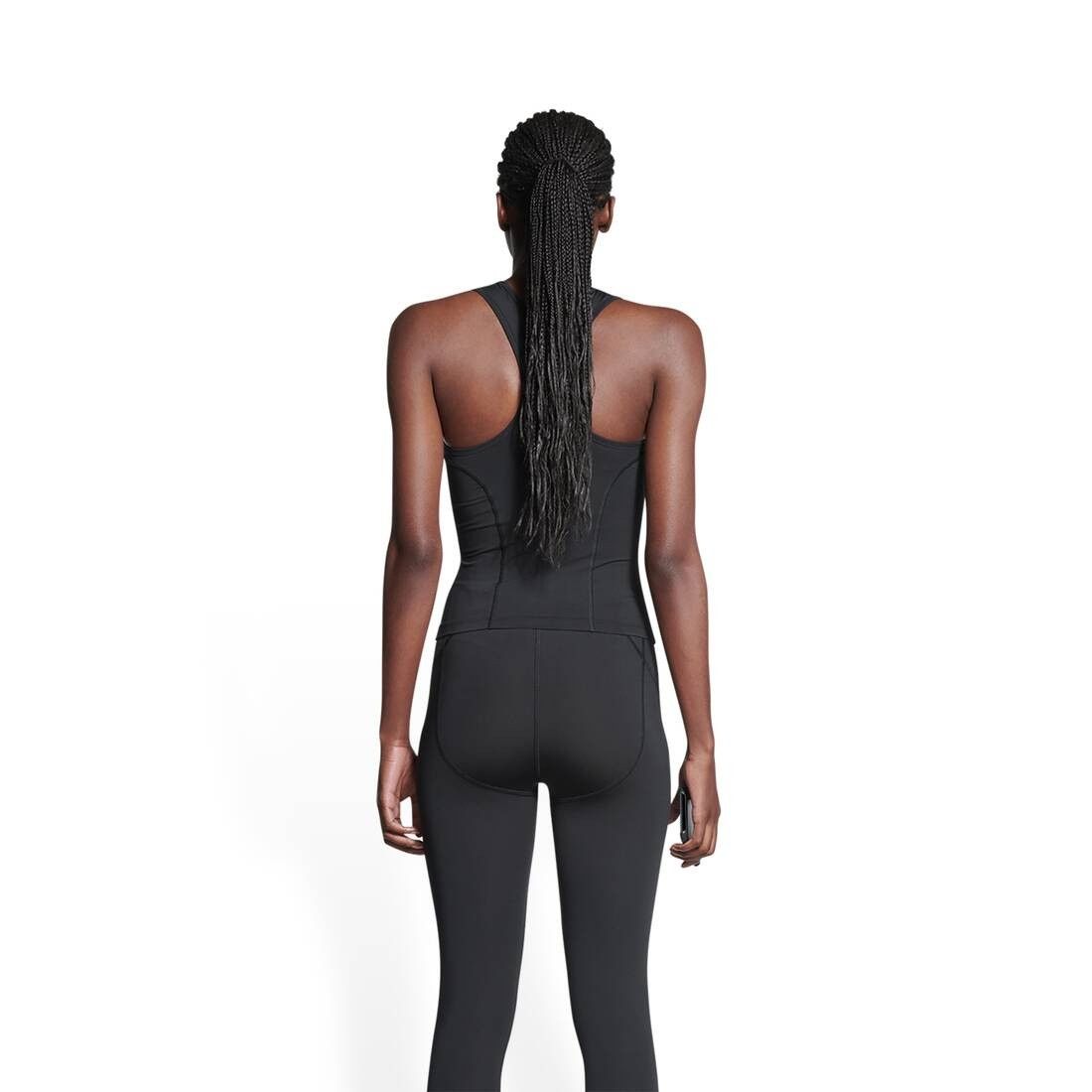 Balenciaga o1bcso1str0425 3B Sports Icon Athletic Tank Top in Black Size XL / US 12-14 / IT 48-50 - 4 Thumbnail
