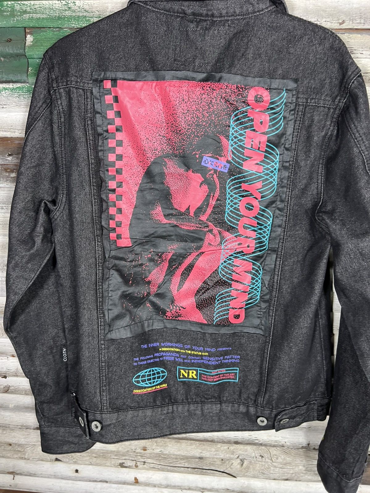 Other Open Your Mind Denim Jacket Size US M / EU 48-50 / 2 - 6 Thumbnail