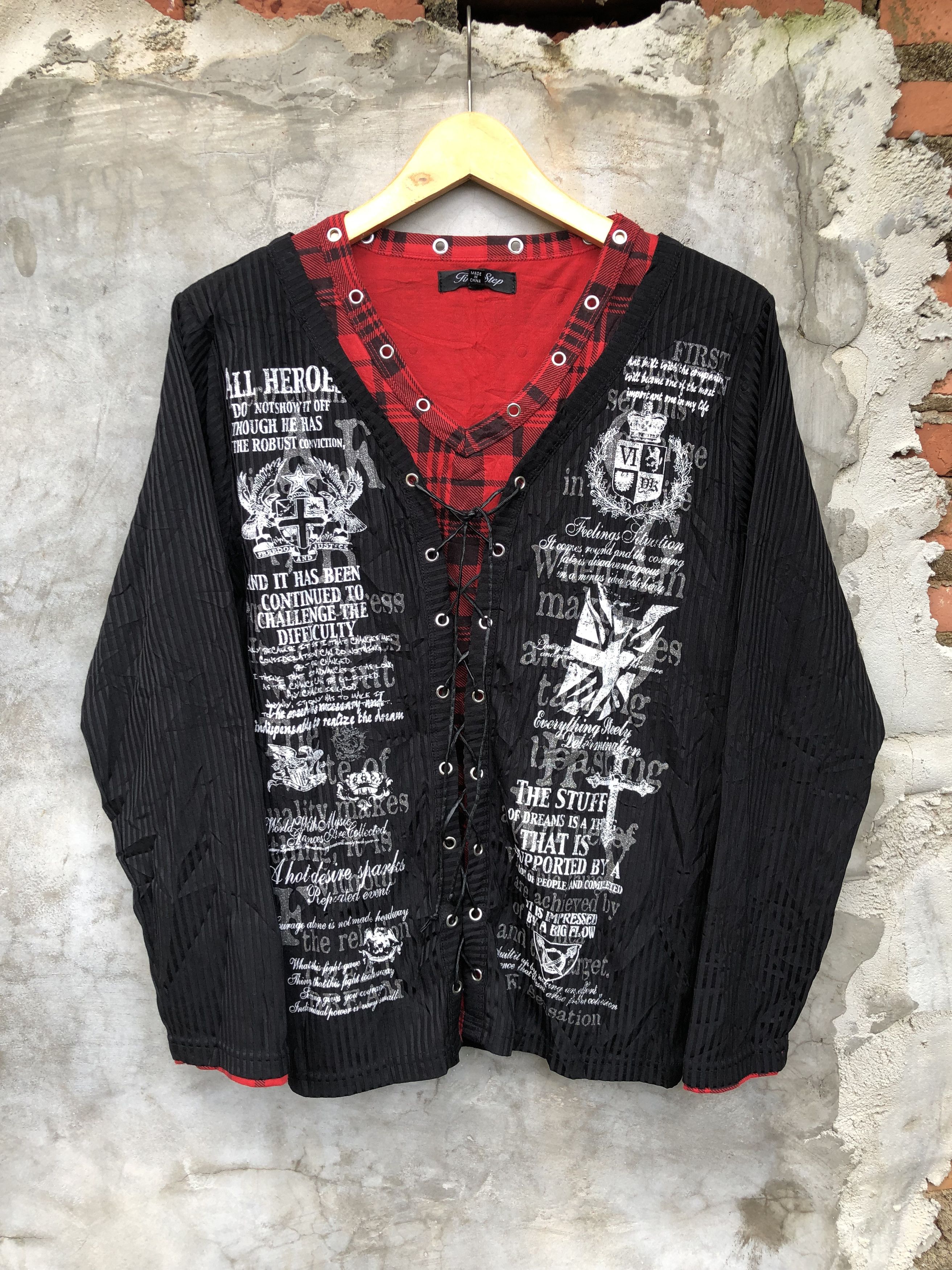Beauty Beast Y2K Time Step Japanese gothic laces longsleeve Size US M / EU 48-50 / 2 - 1 Thumbnail