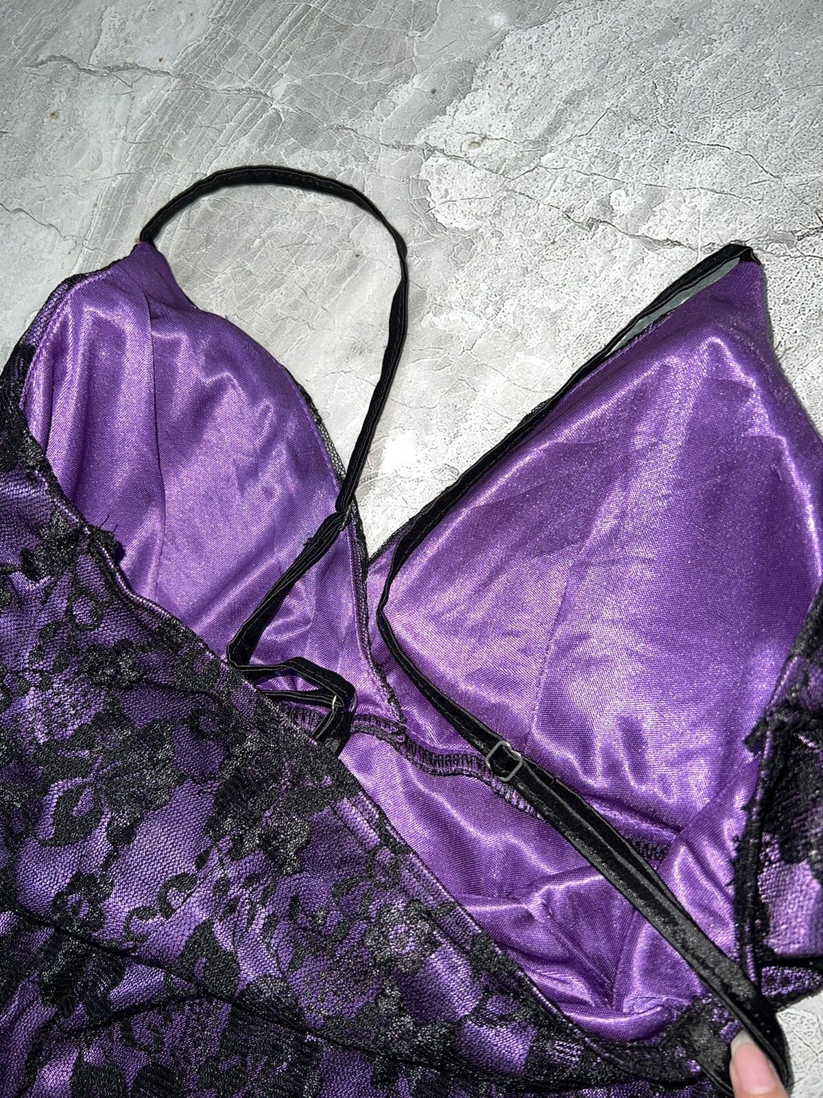 Japanese Brand Japanese purple lace mini dress 👾🎀 Size S / US 4 / IT 40 - 12 Thumbnail