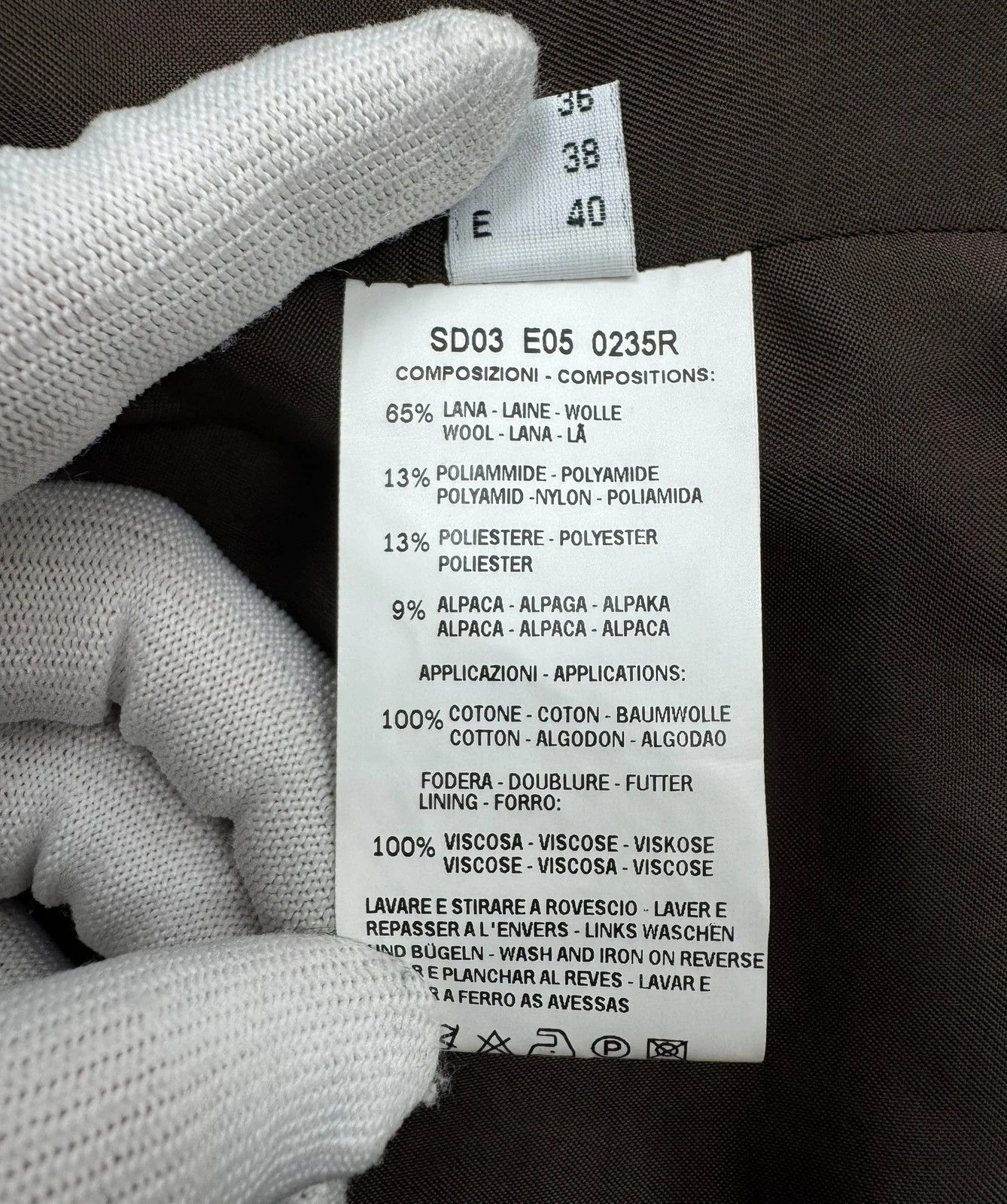Ermanno Scervino Scervino Street Wool Alpaca Tweed Jacket size I42 US8 Size M / US 6-8 / IT 42-44 - 19 Thumbnail