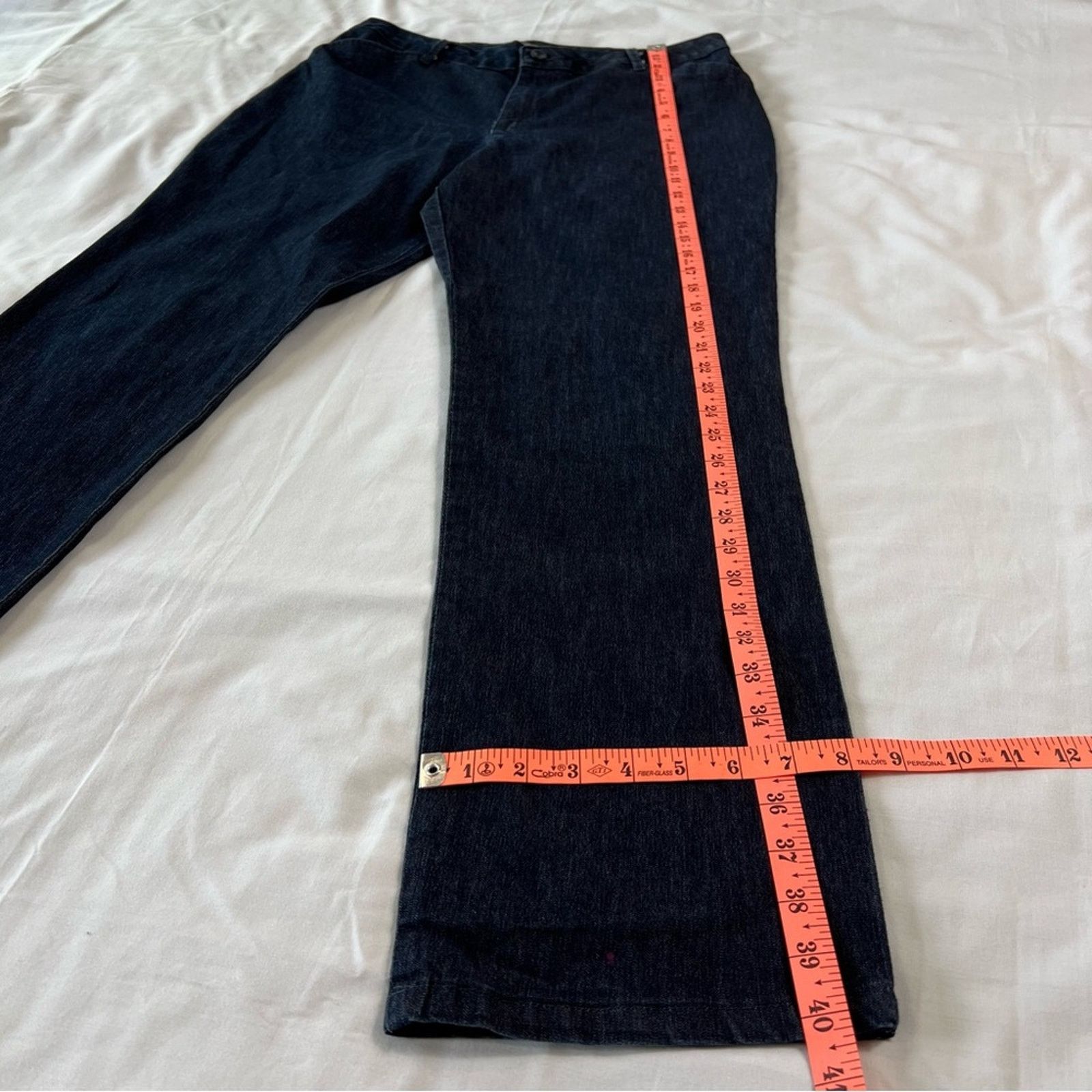 Lee Lee Womens 12 Medium Relaxed Fit Straight Leg Mid Rise Jeans Size 34" / US 12 / IT 48 - 4 Thumbnail