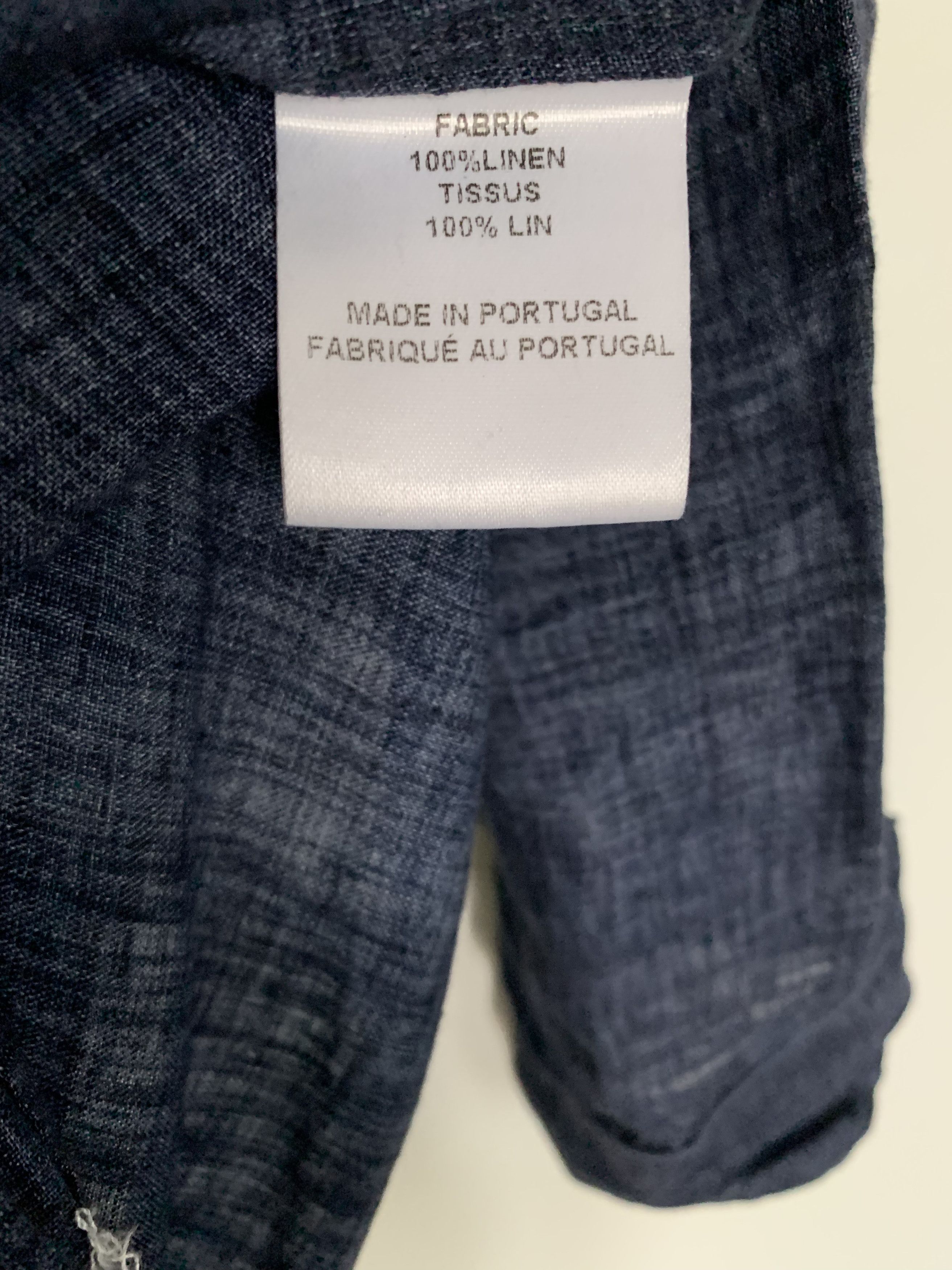 Officine Generale Officine Generale Piped Linen-Chambray Shirt S Size US S / EU 44-46 / 1 - 4 Thumbnail