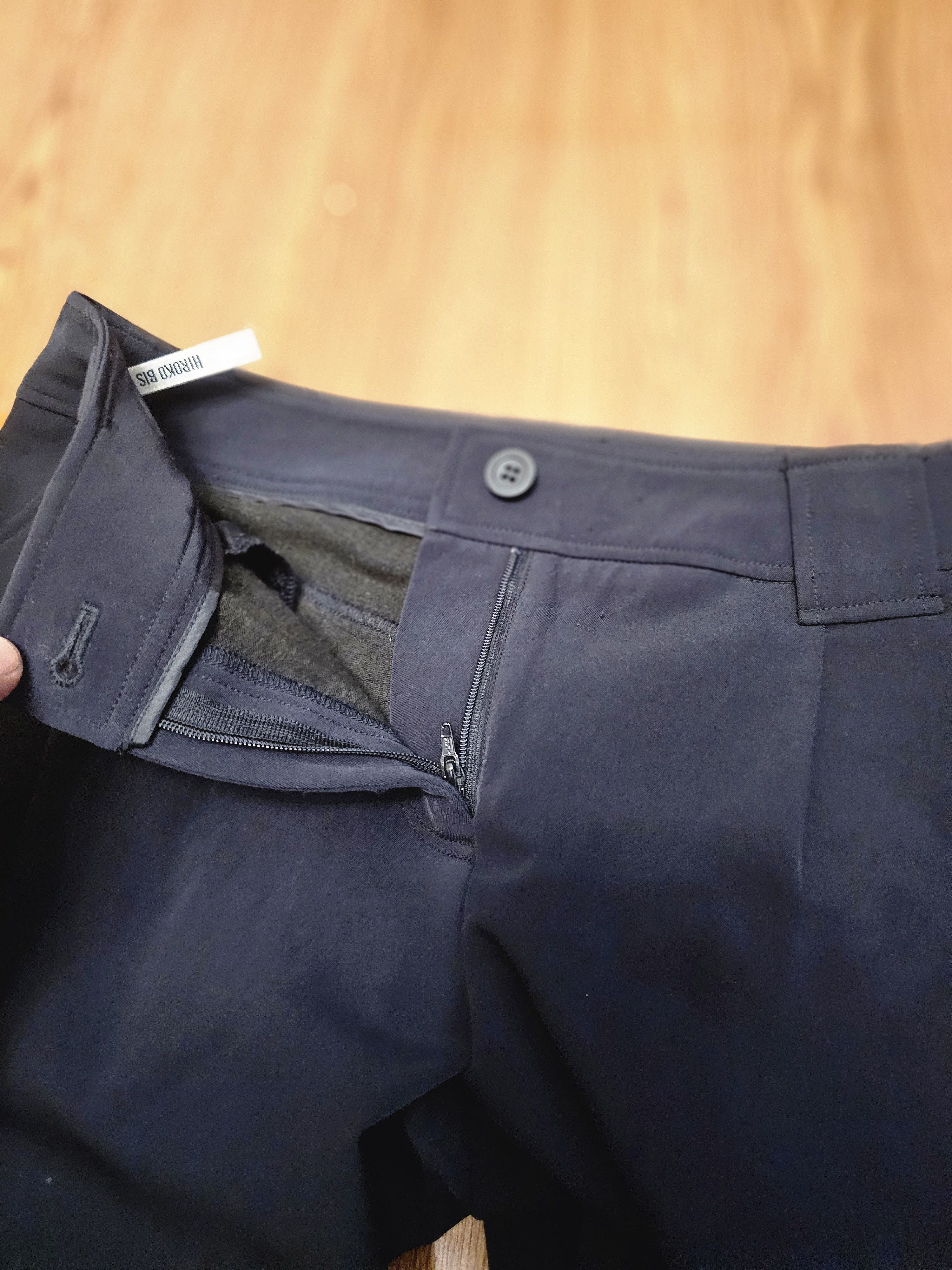Japanese Brand Hiroko Bis Double Layered Ribbed Pants Size US 28 / EU 44 - 5 Thumbnail