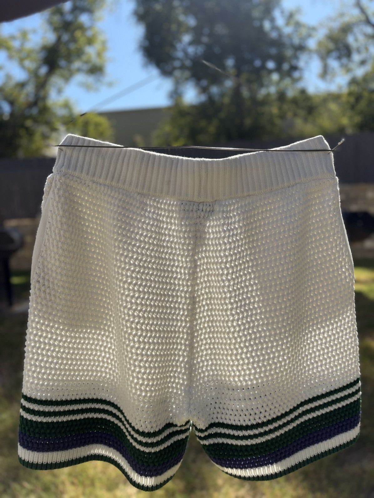 Casablanca Crochet Shorts Size US 34 / EU 50 - 2 Thumbnail