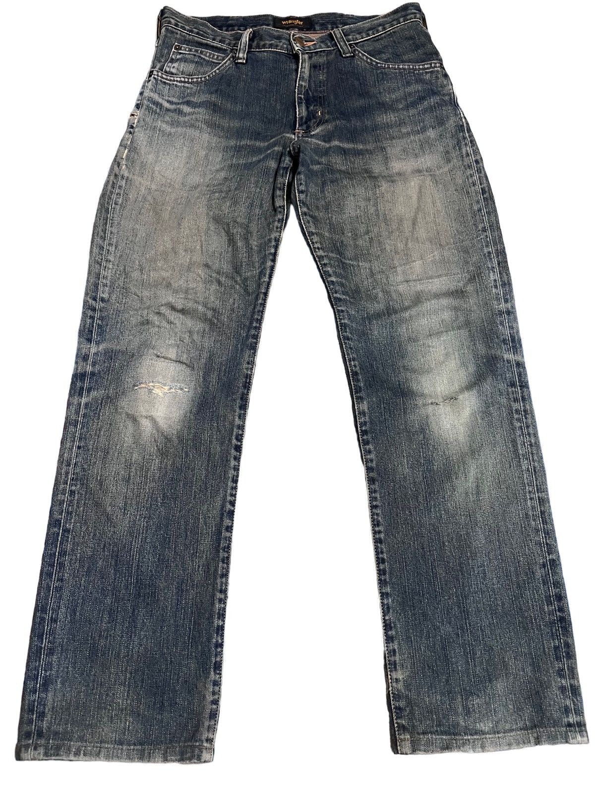 Vintage × Wrangler Vintage Wrangler Mudwsh Distressed Style Jeans Size US 32 / EU 48 - 1 Thumbnail