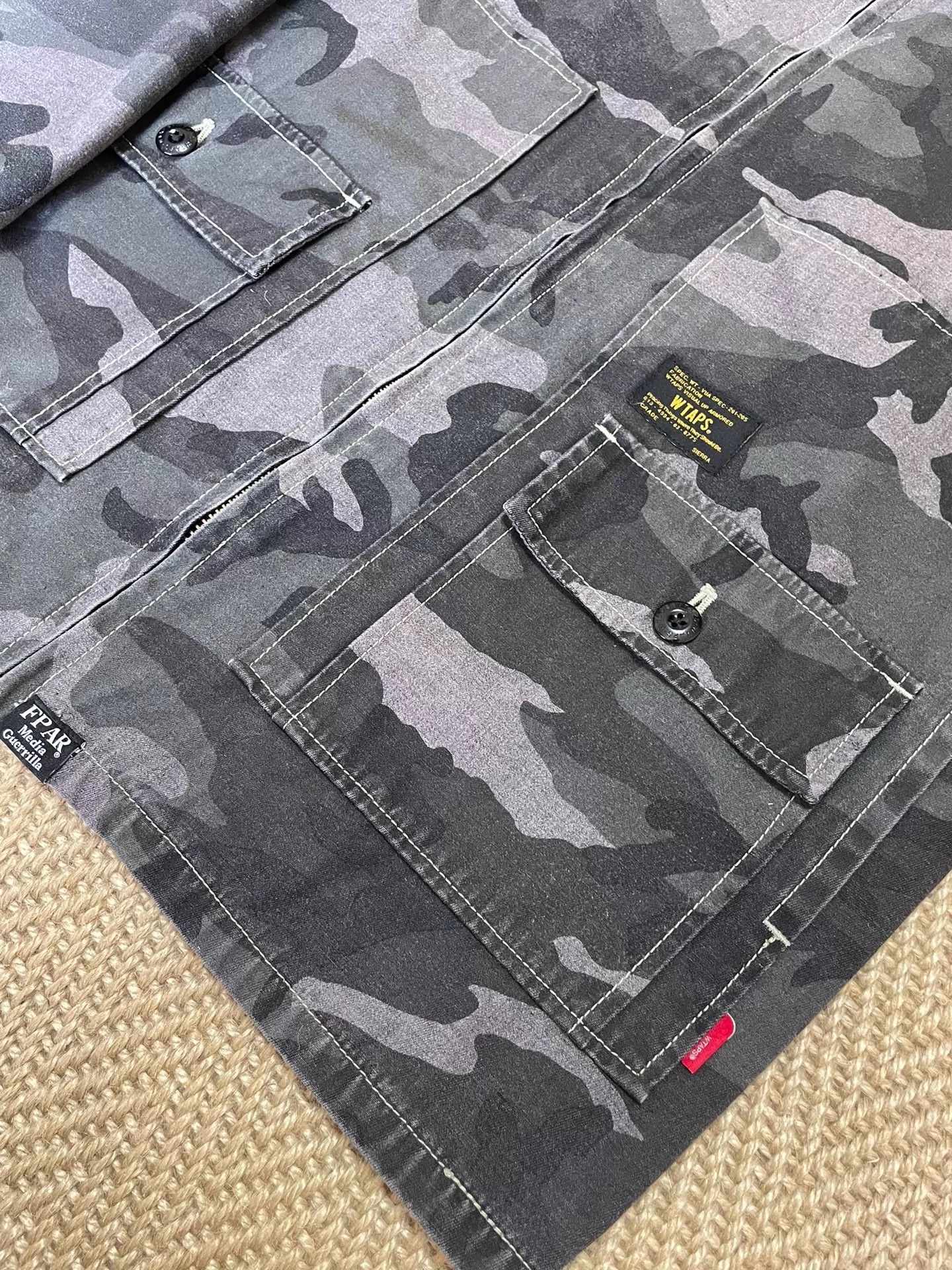 Wtaps WTAPS x HF 3-way Wax Dyed Washed PARK-ING Jacket S 16 Size US S / EU 44-46 / 1 - 4 Thumbnail