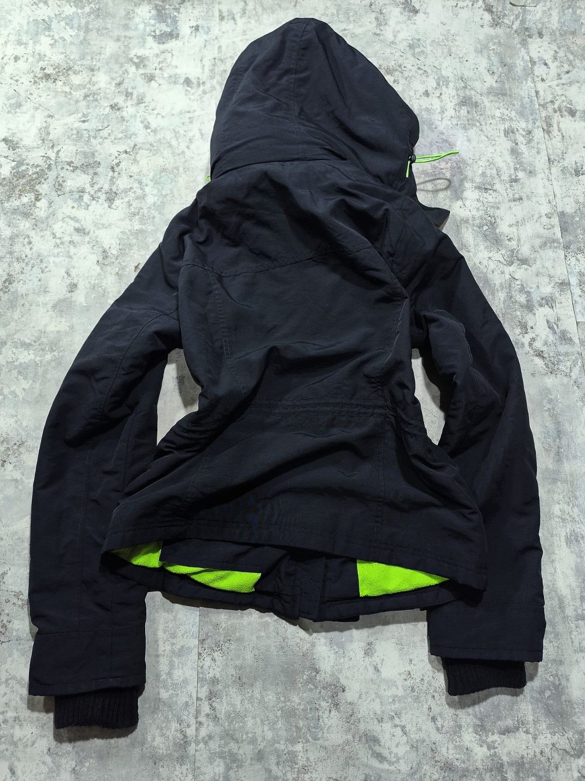 Abercrombie & Fitch All Weather Jacket Y2k Cute Neon Green