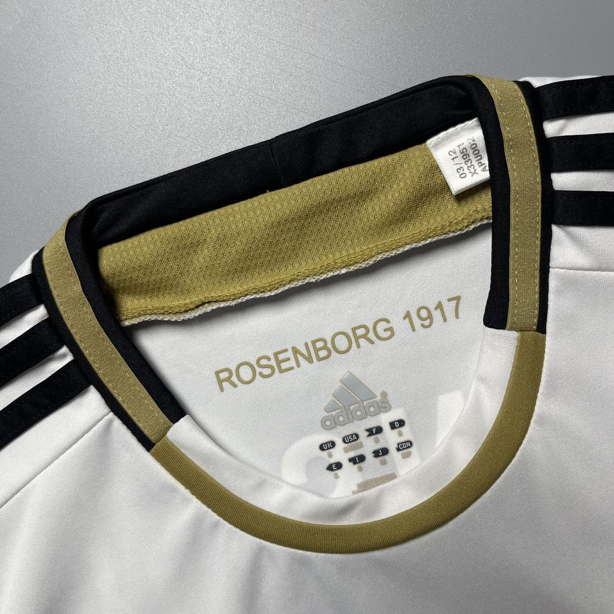 Adidas × Vintage ROSENBORG BALLKLUB ADIDAS 2012/2013 SOCCER JERSEY #7 JENSEN Size US S / EU 44-46 / 1 - 6 Thumbnail