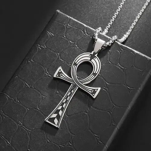 Japanese Brand Egypt Ankh Cross Key of Life Pendant Necklace Size ONE SIZE - 4 Thumbnail