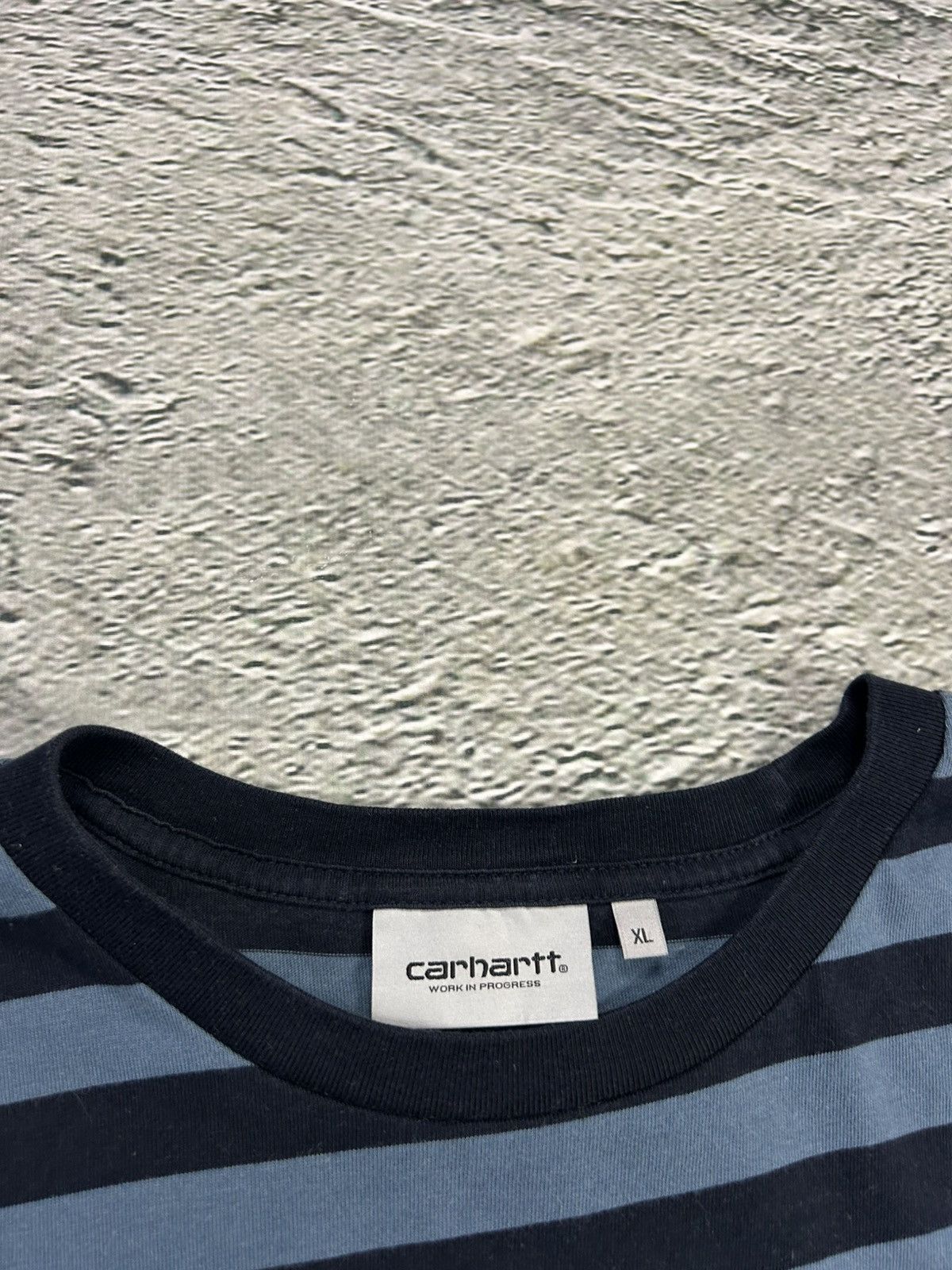 Carhartt Carhartt S/S Merrick Pocket T-shirt striped navy blue Size US XL / EU 56 / 4 - 3 Thumbnail