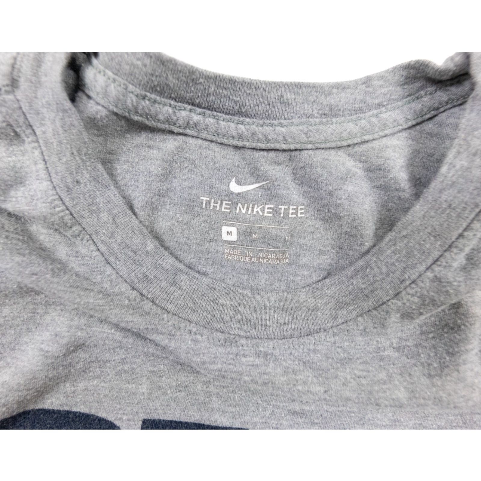 Nike Nike AF1 Swoosh Crewneck T-Shirt Adult Medium Gray Short Sleeve Mens Casual Tee Size US M / EU 48-50 / 2 - 4 Thumbnail