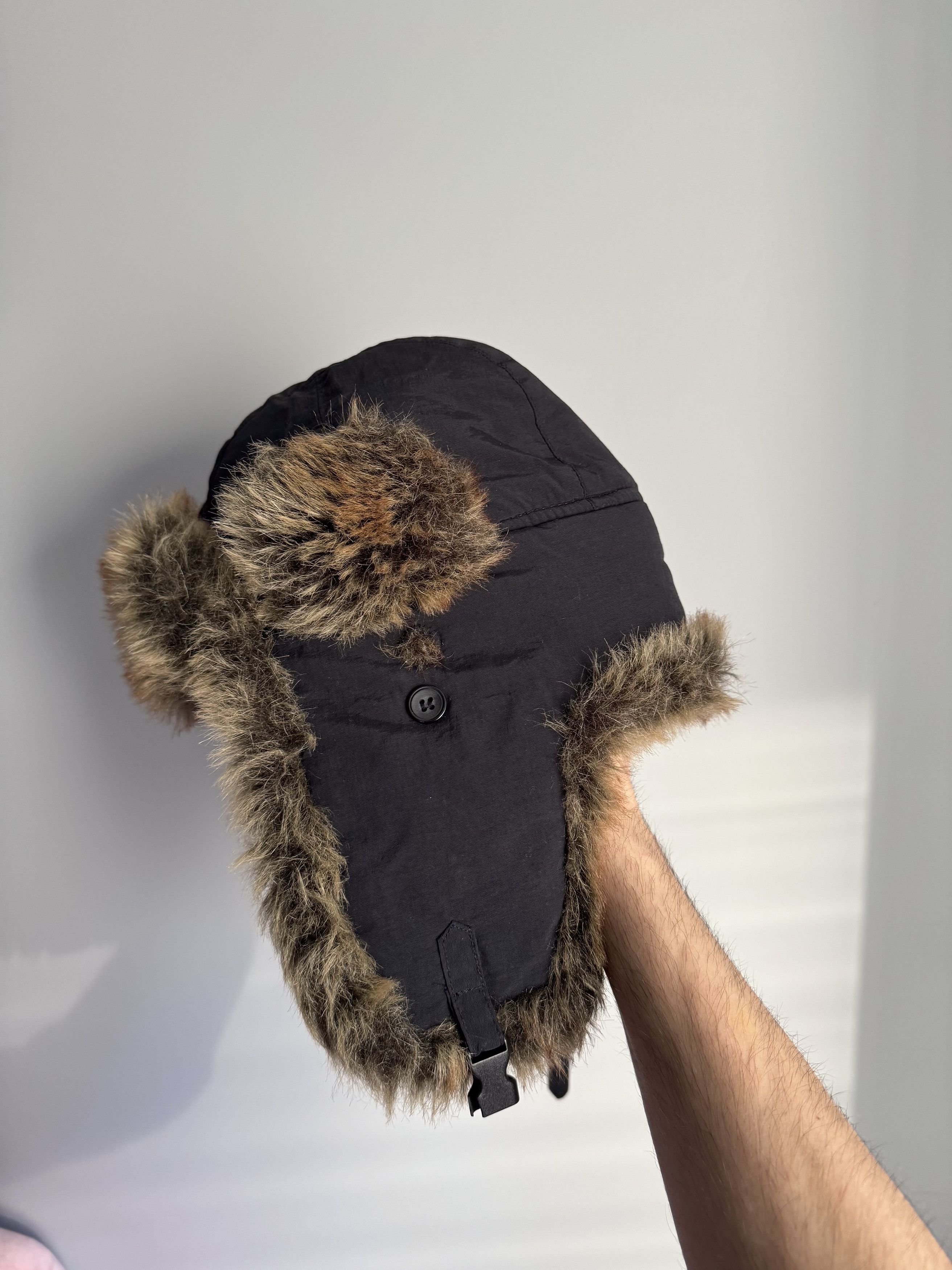 Other Vintage Y2k Ushanka Fuzzy Hat Mohair Fur Faux Size ONE SIZE - 6 Thumbnail