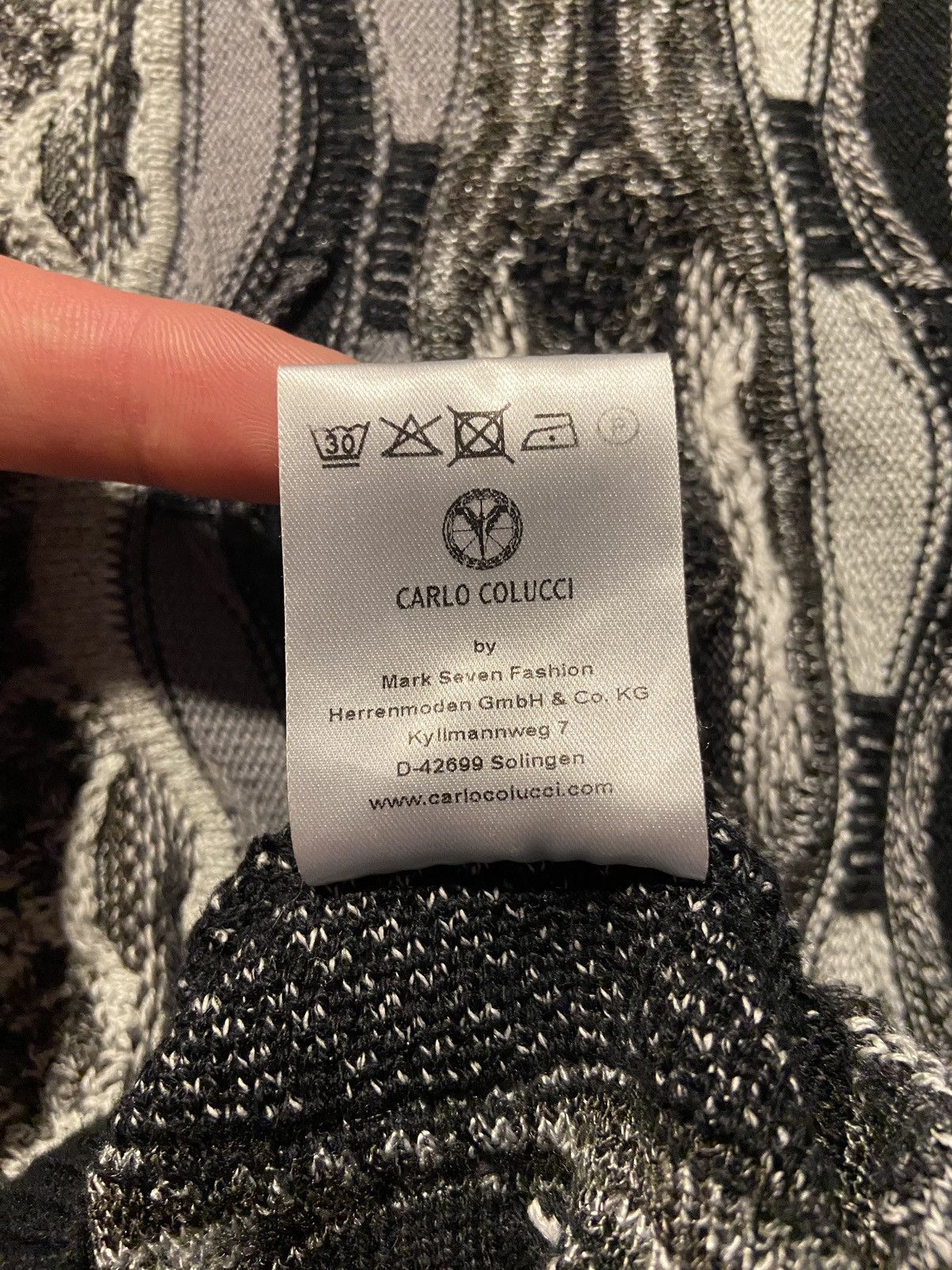 Carlo Colucci × Vintage !!RARE!! Vintage Carlo Colucci “Coogi Style” Sweater Size US L / EU 52-54 / 3 - 6 Thumbnail